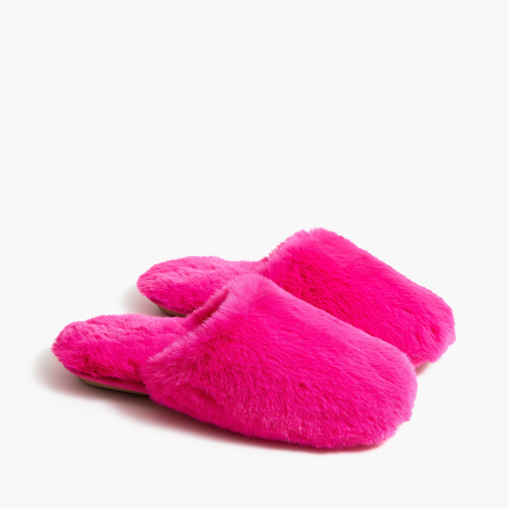 Factory Fuzzy Scuff Slippers For Women