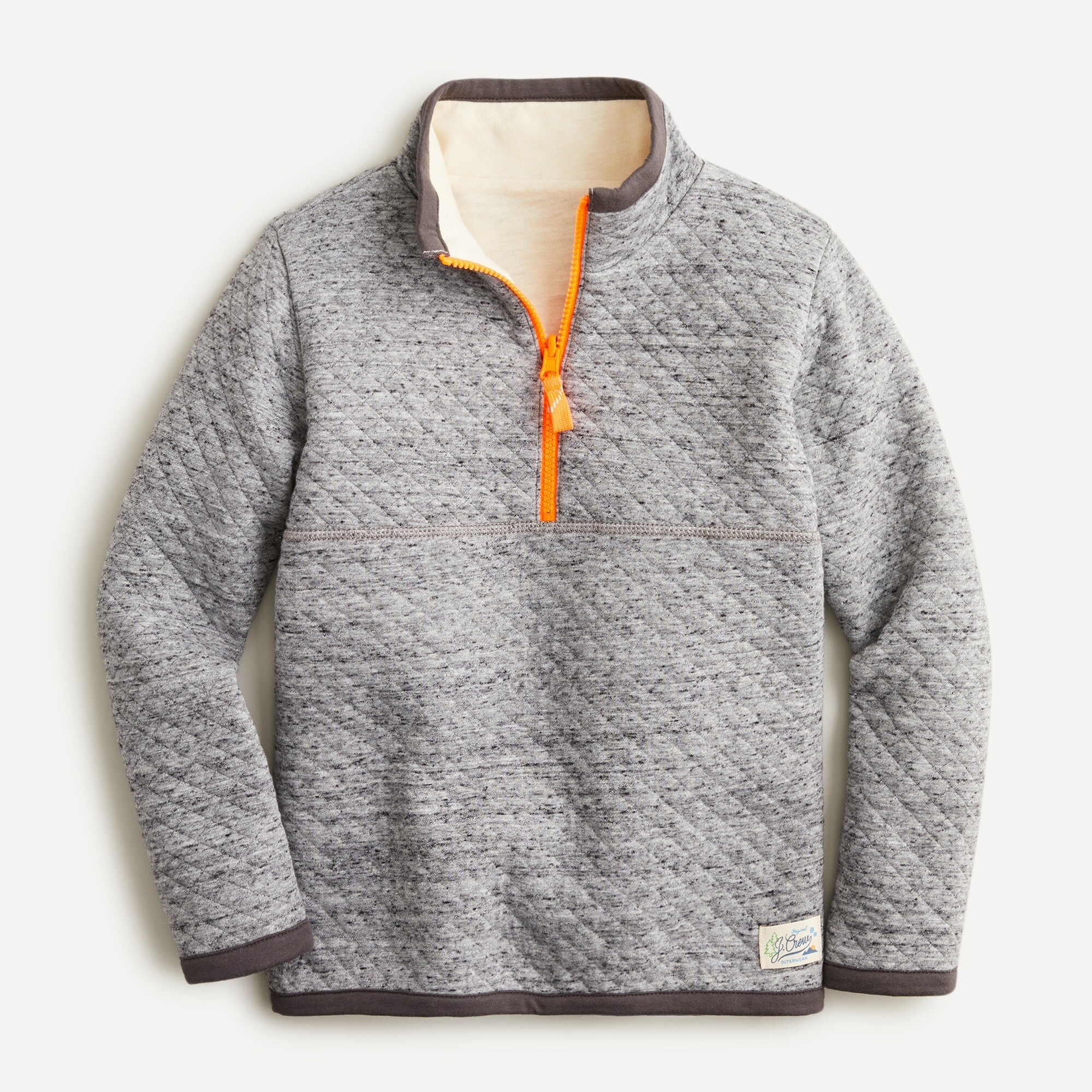 J.Crew Kids' Halfzip Reversible Quilted Pullover For Boys