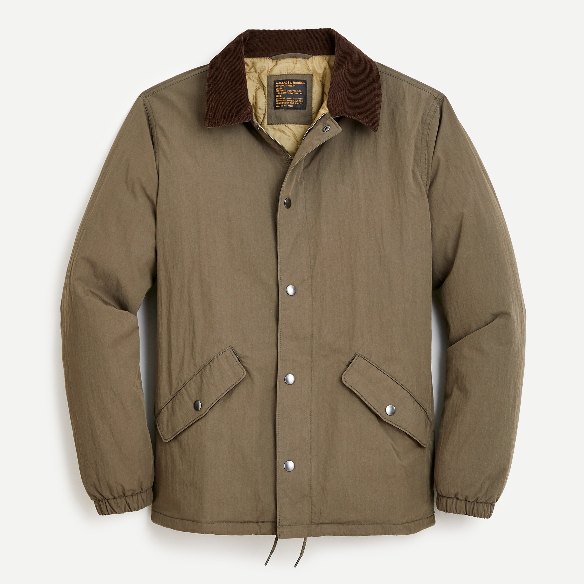 J.Crew Wallace & Barnes Insulated Coach's Jacket With PrimaLoft® For Men