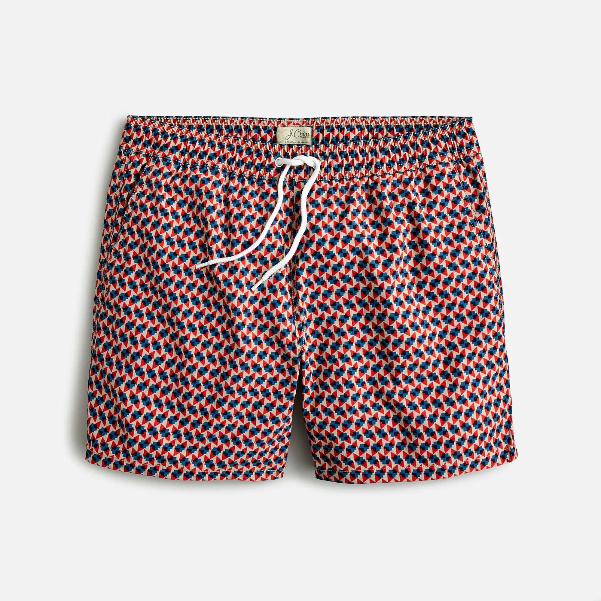 J.Crew 6" Stretch Swim Trunk In Print For Men