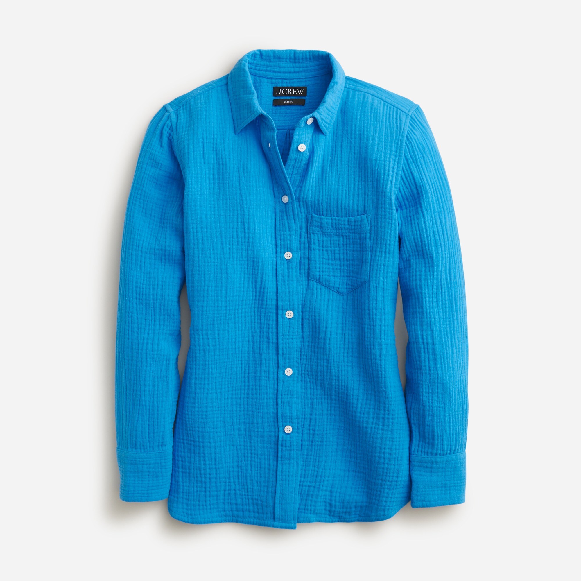 J.Crew Classicfit Doublegauze Shirt For Women