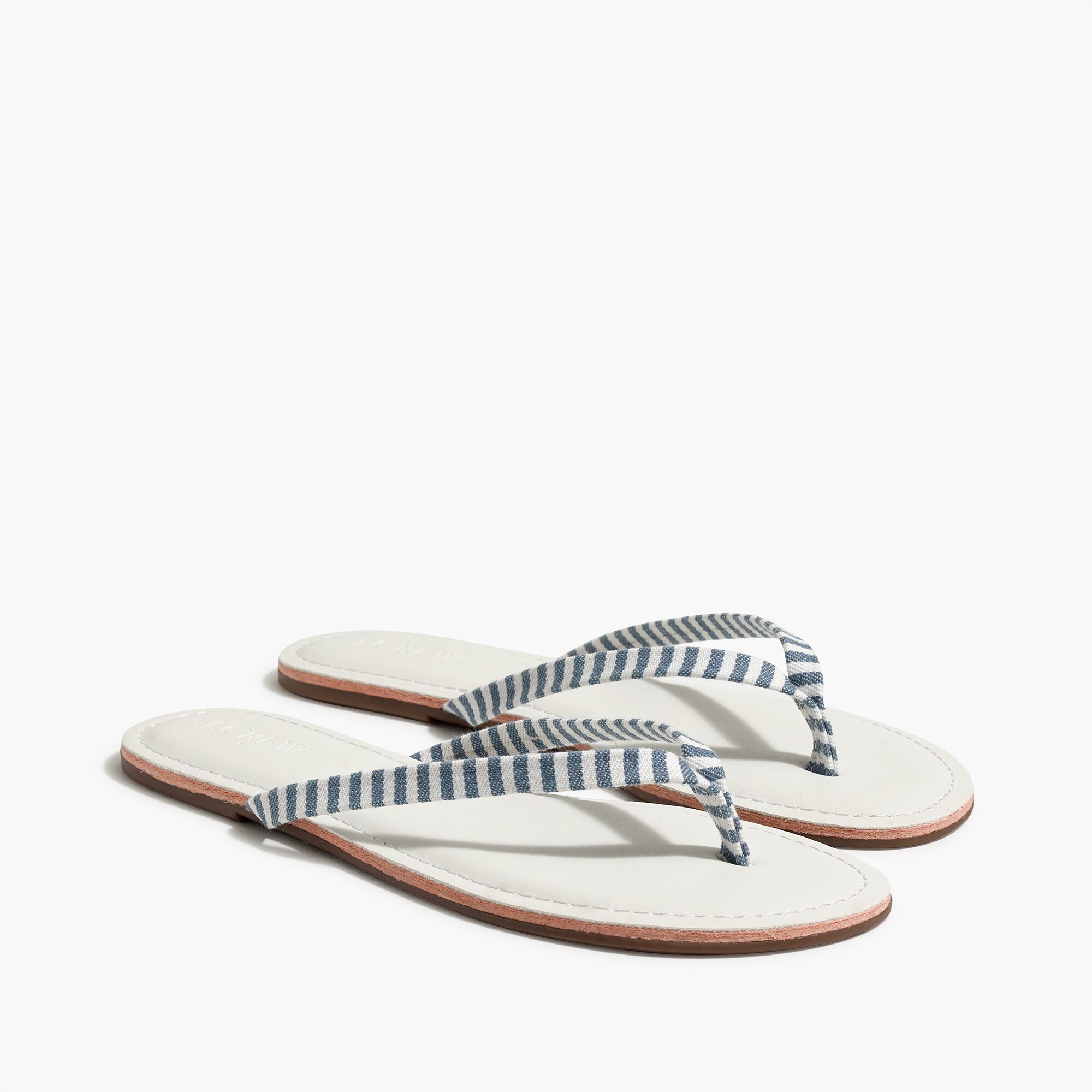 J.Crew Factory Striped Easy Summer Flipflops For Women