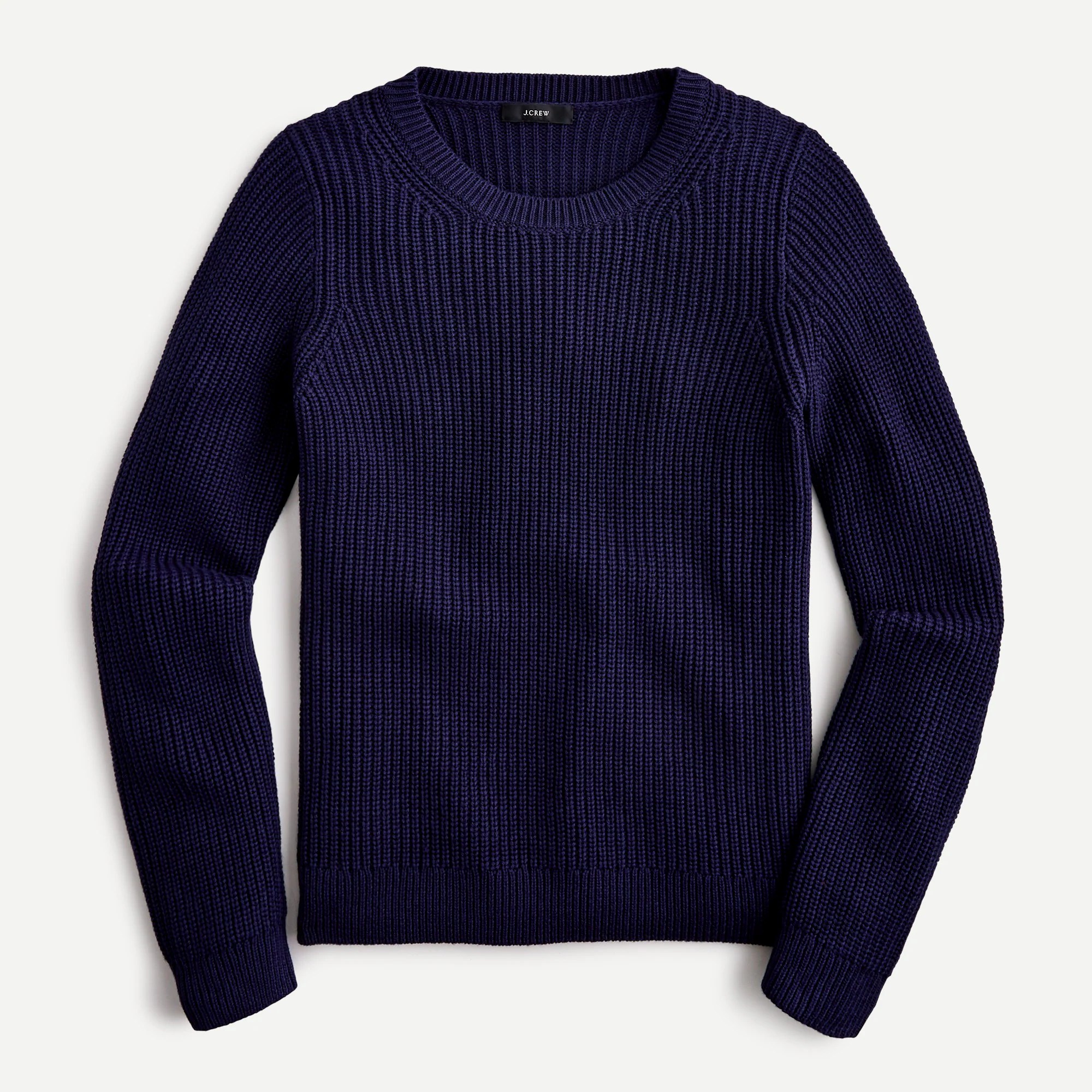 J.Crew Fisherman Crewneck Sweater In Cottoncashmere For Women