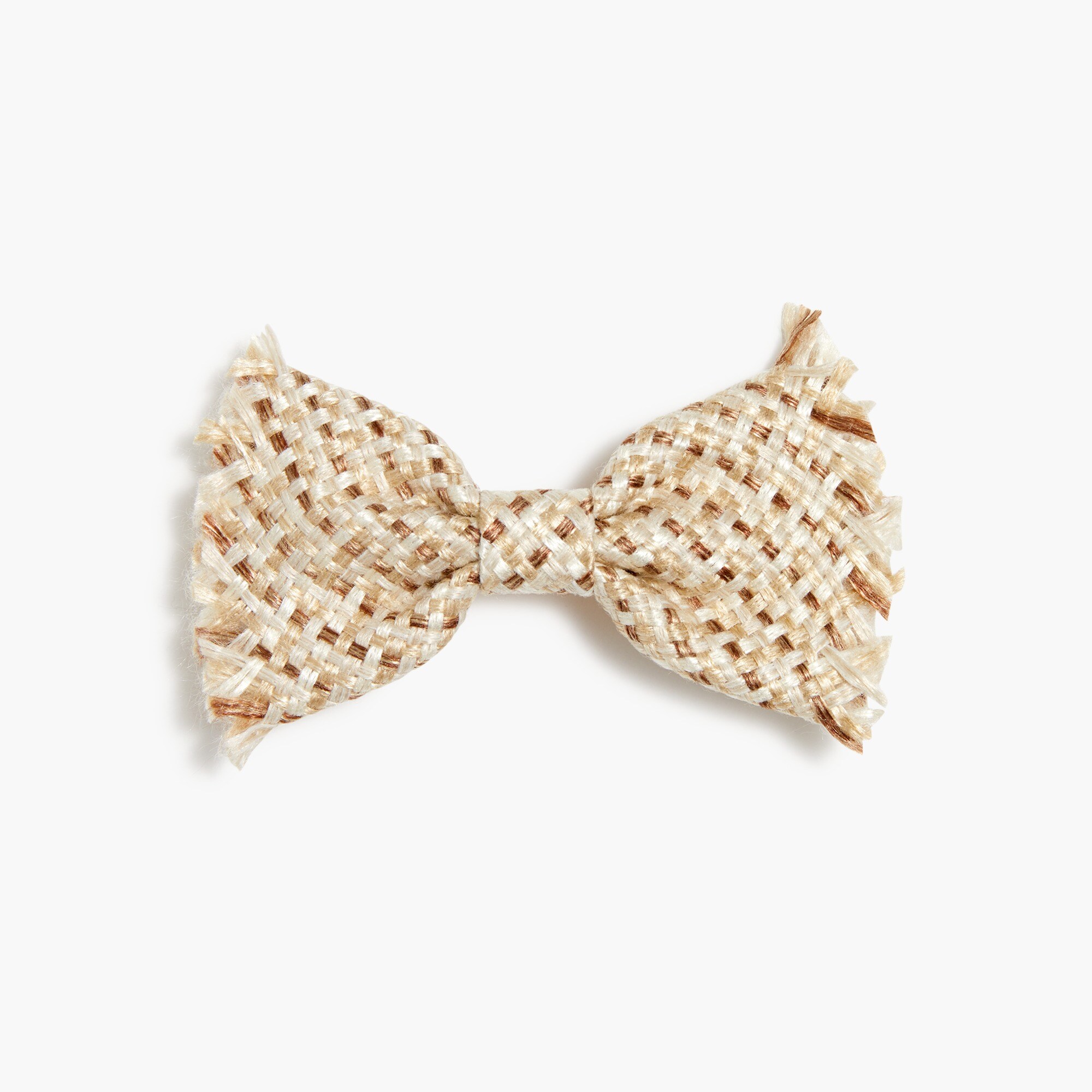Factory Raffia Bow Barrette For Women