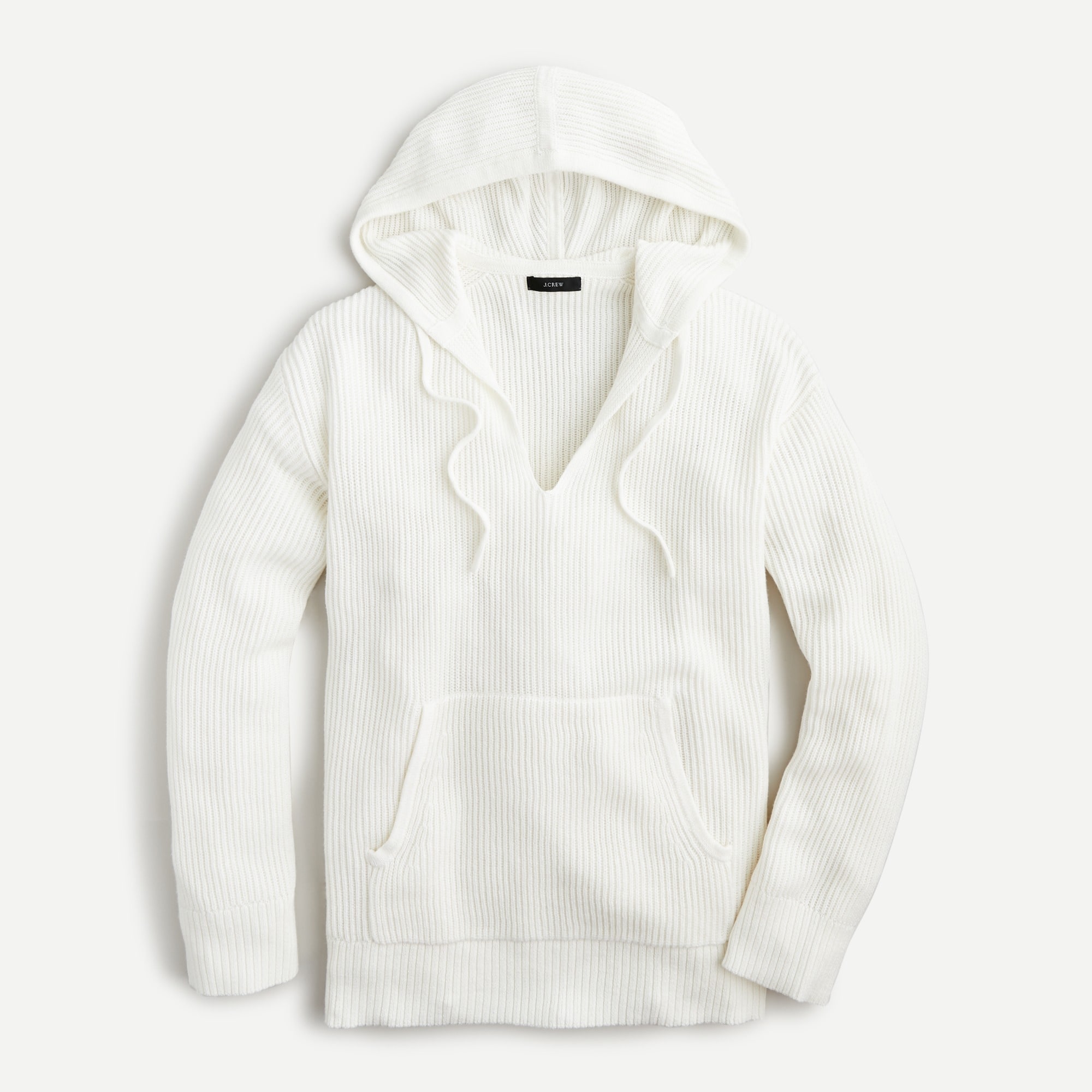 J.Crew Ribbed Cottoncashmere Hoodie For Women