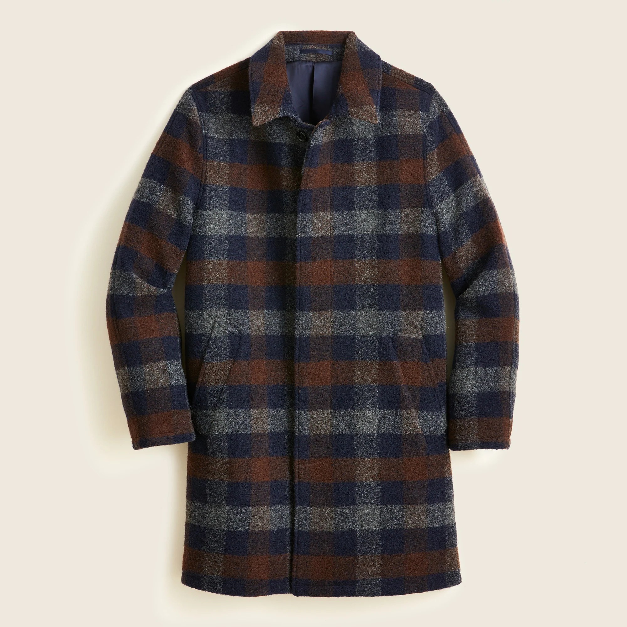 J.Crew Ludlow Car Coat In Wool Blend For Men