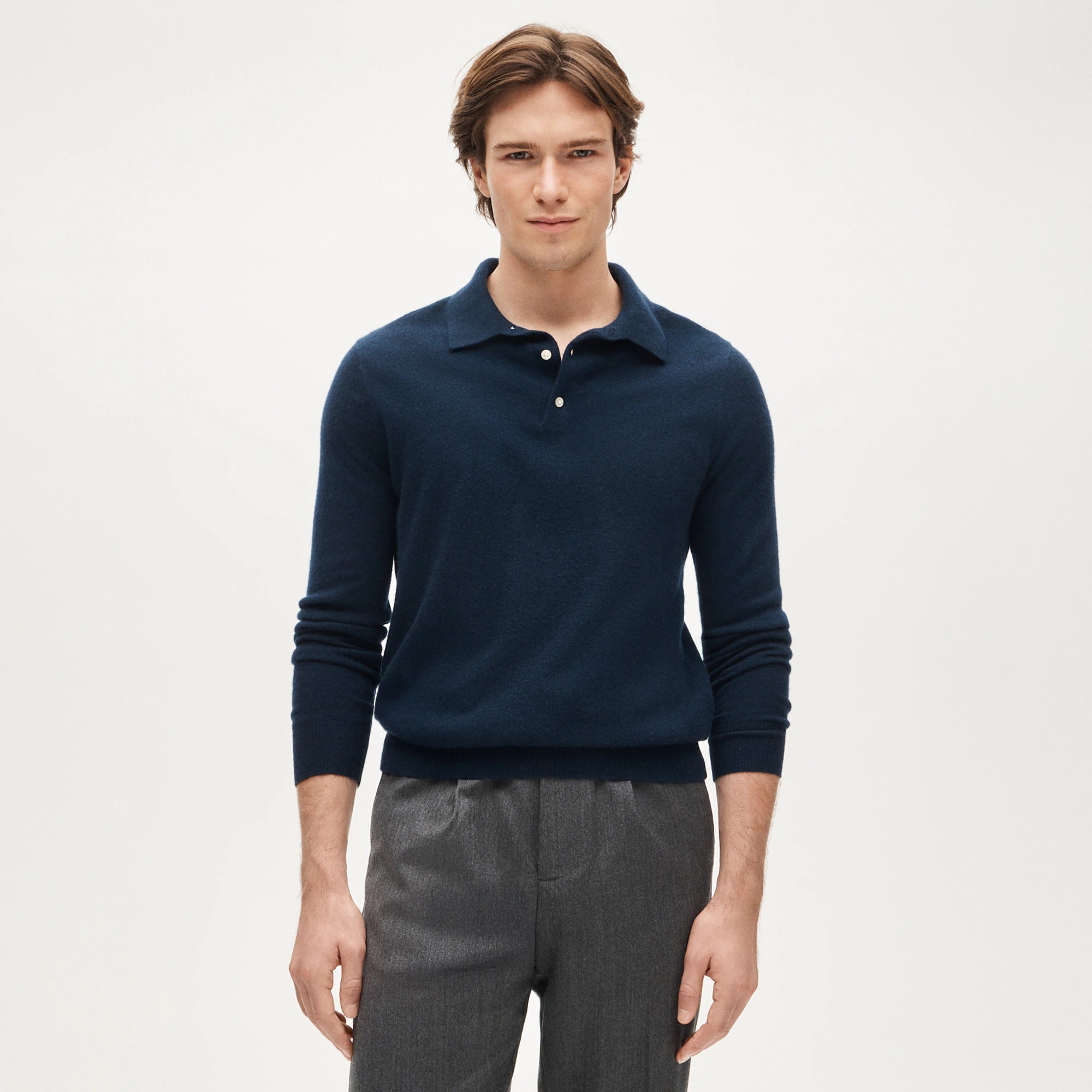 J.Crew Cashmere Collared Sweaterpolo For Men