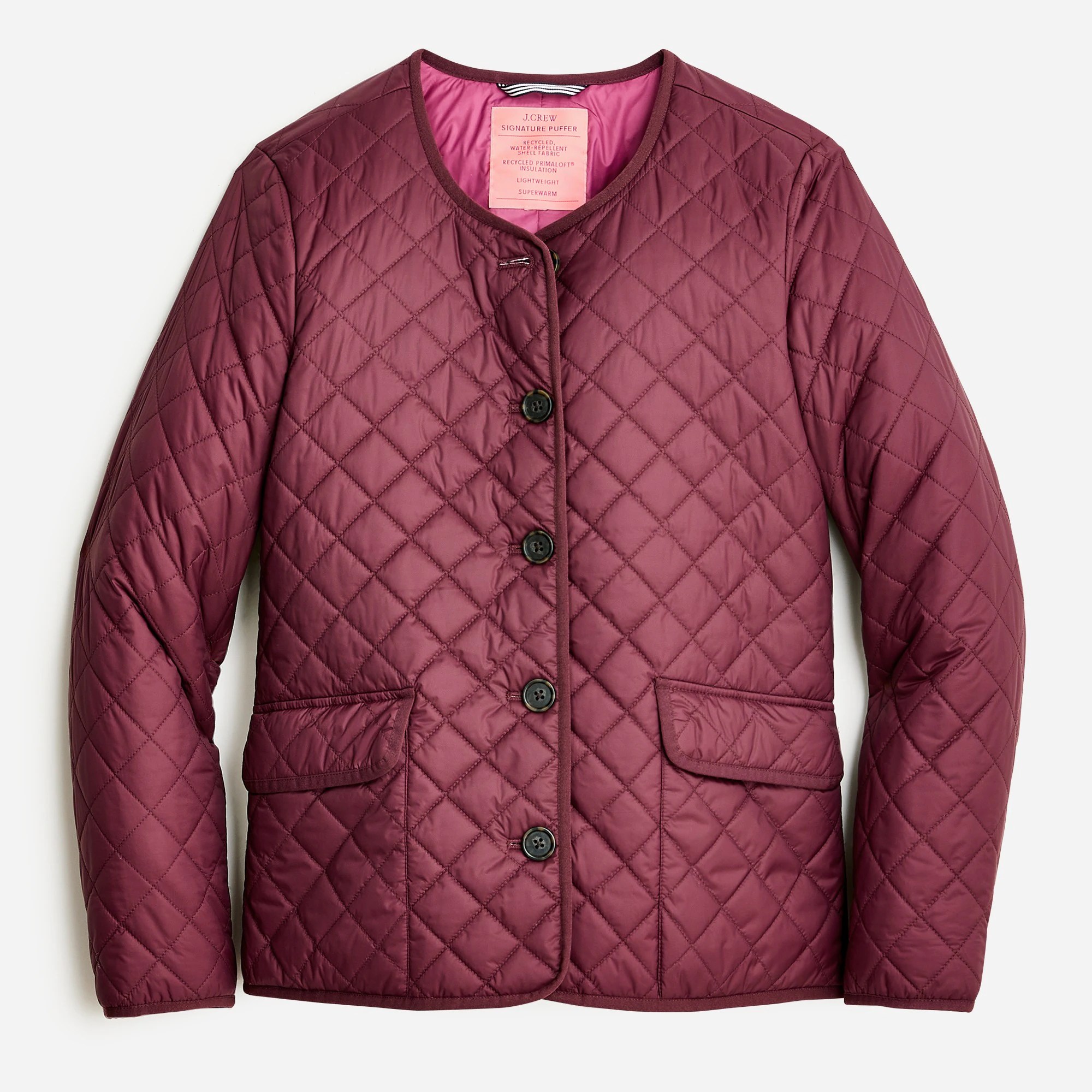 J.Crew Quilted Lightweight Lady Jacket For Women