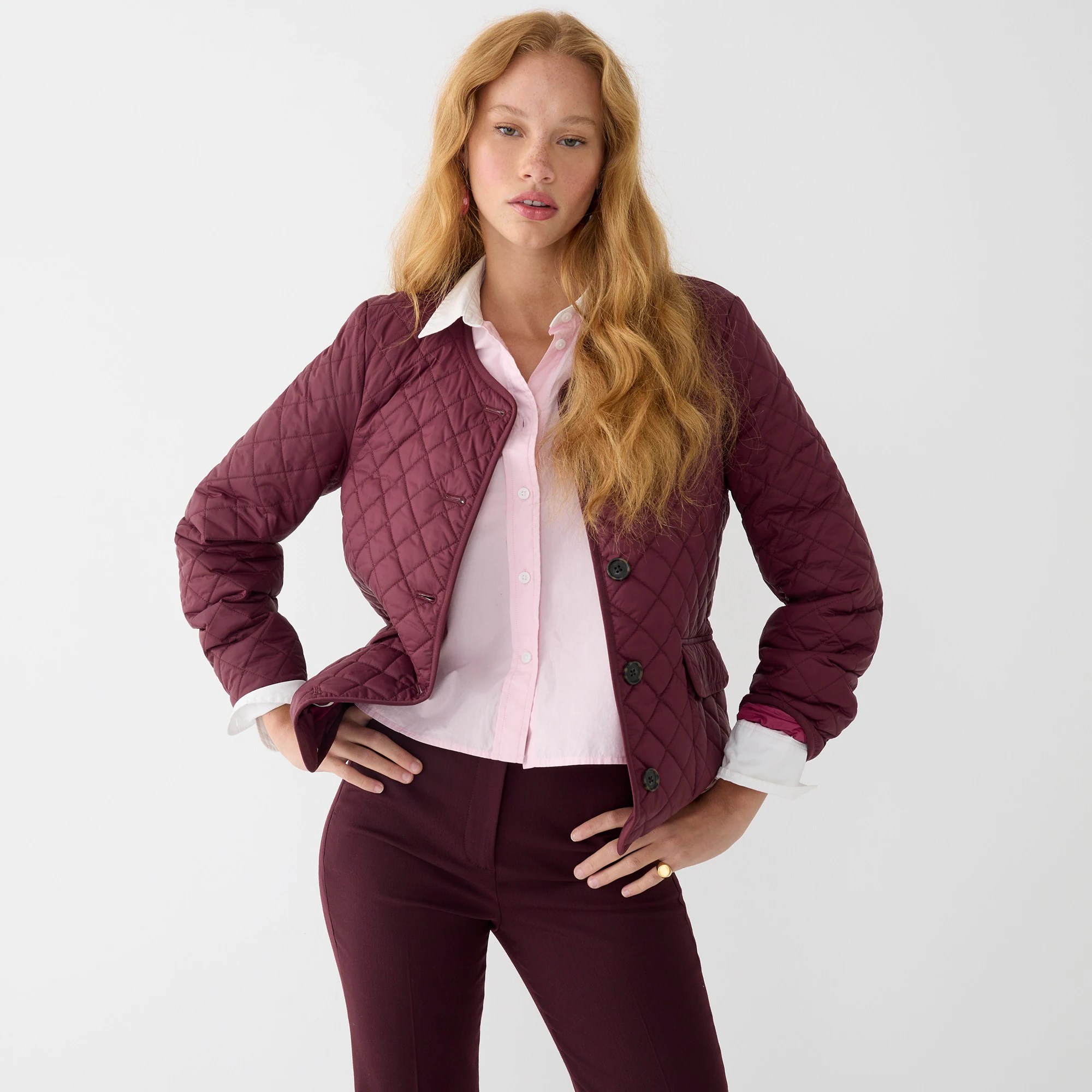J.Crew Quilted Lightweight Lady Jacket For Women