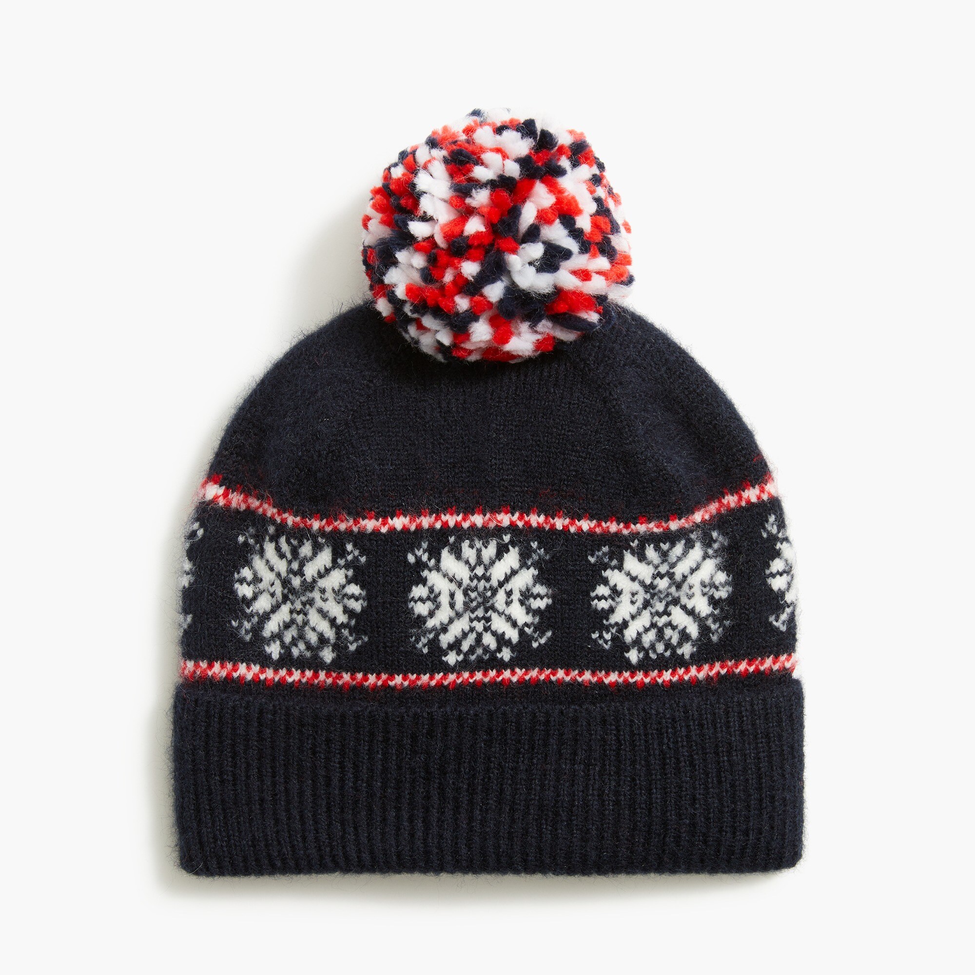 Factory Fair Isle Beanie Hat For Men