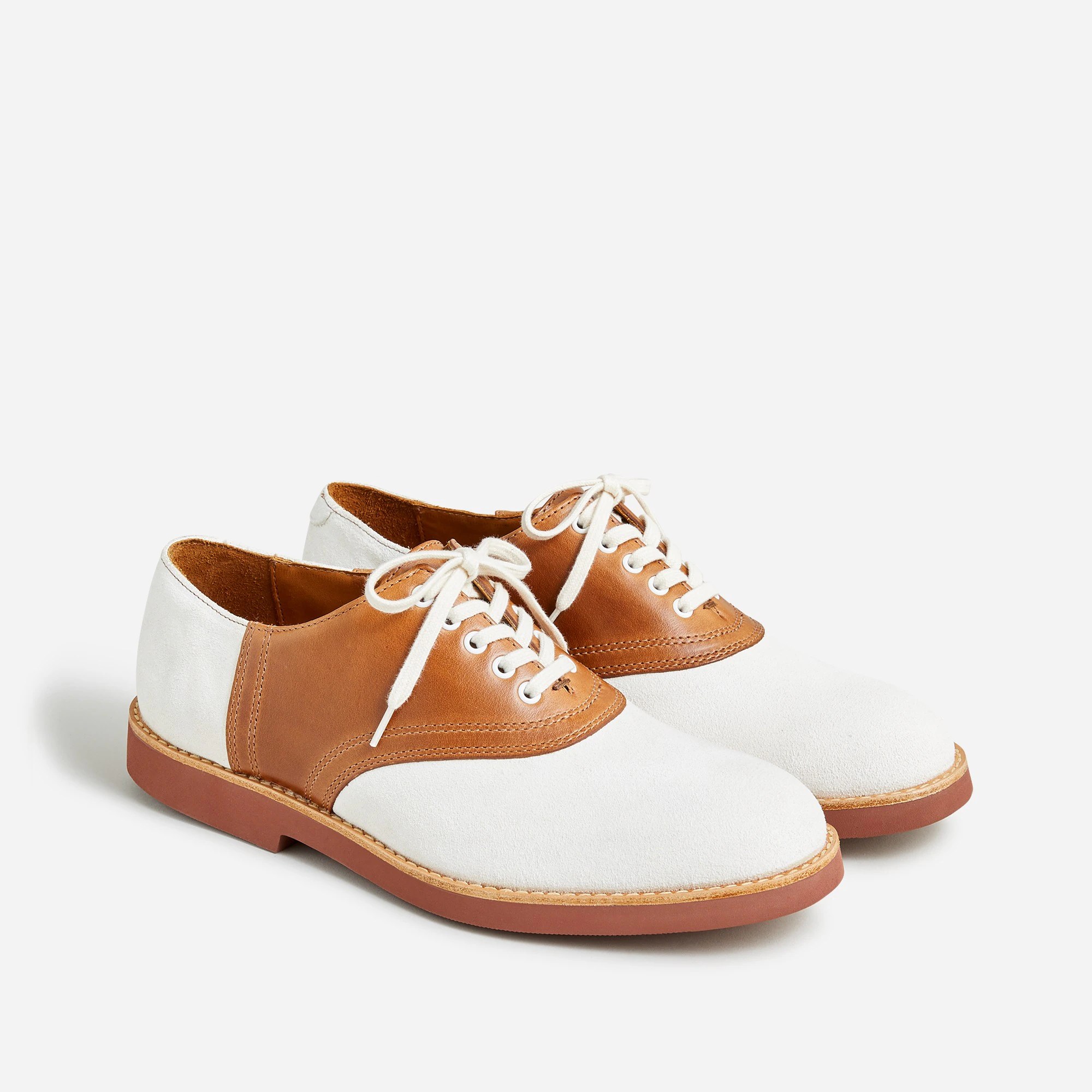 J.Crew Saddle Shoes In Leather And English Suede For Men