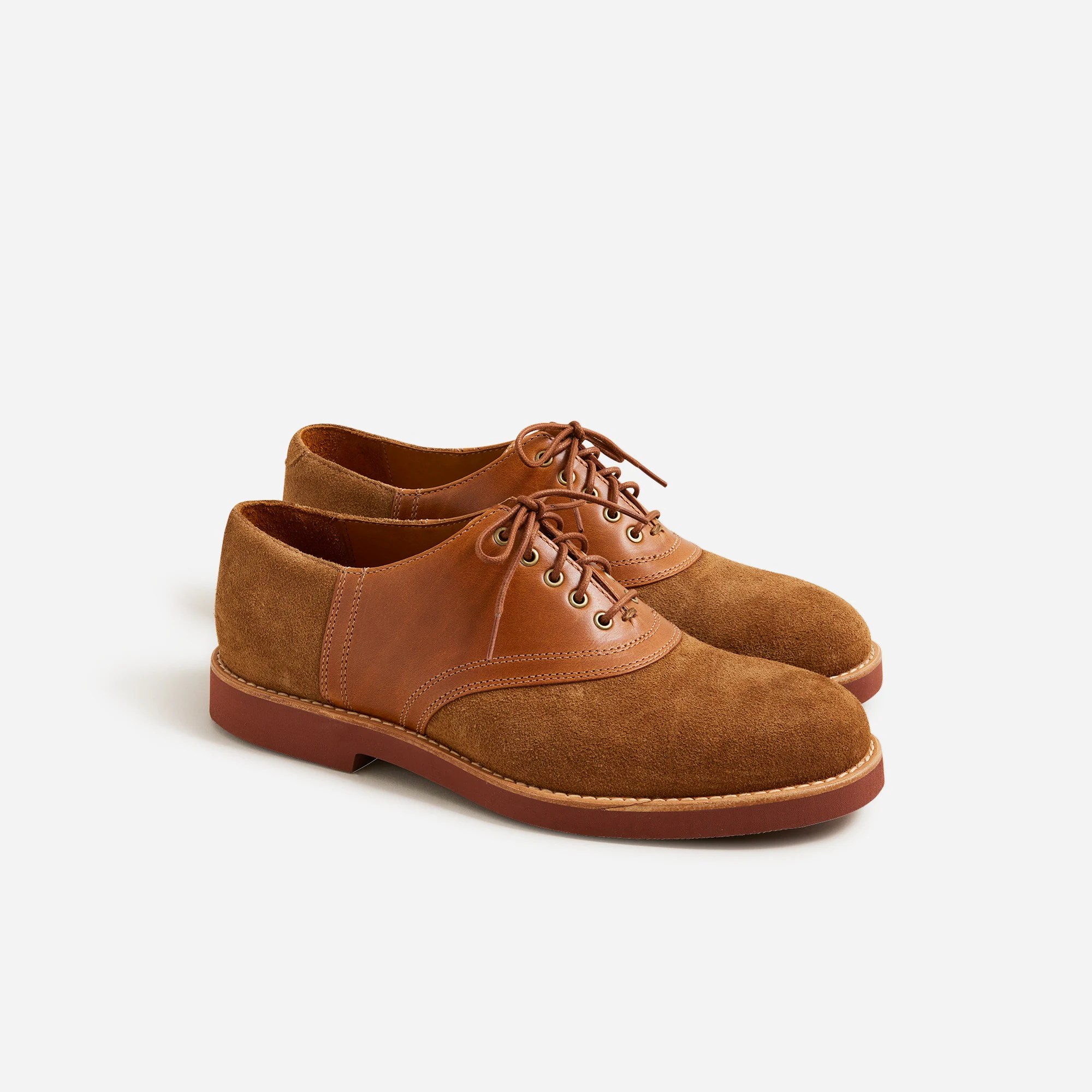 J.Crew Saddle Shoes In Leather And English Suede For Men