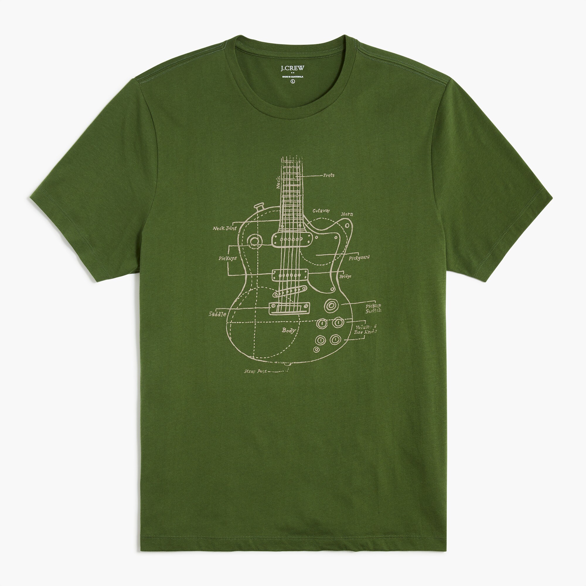 Factory Guitar Graphic Tee For Men