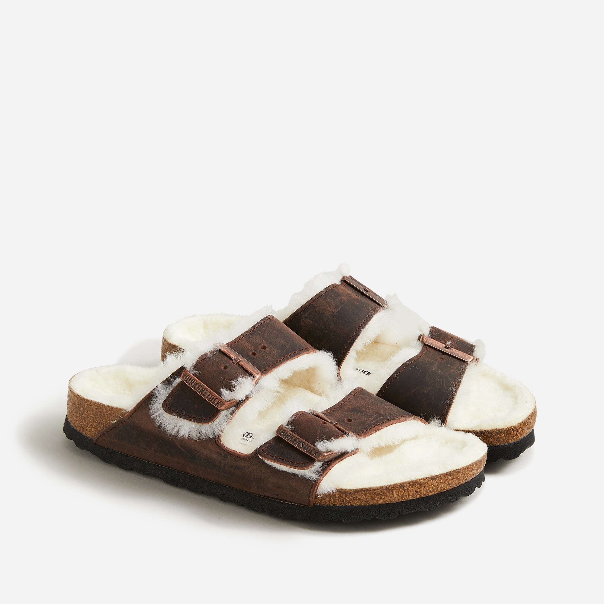J.Crew Preorder Birkenstock® Arizona Shearling Sandals For Women