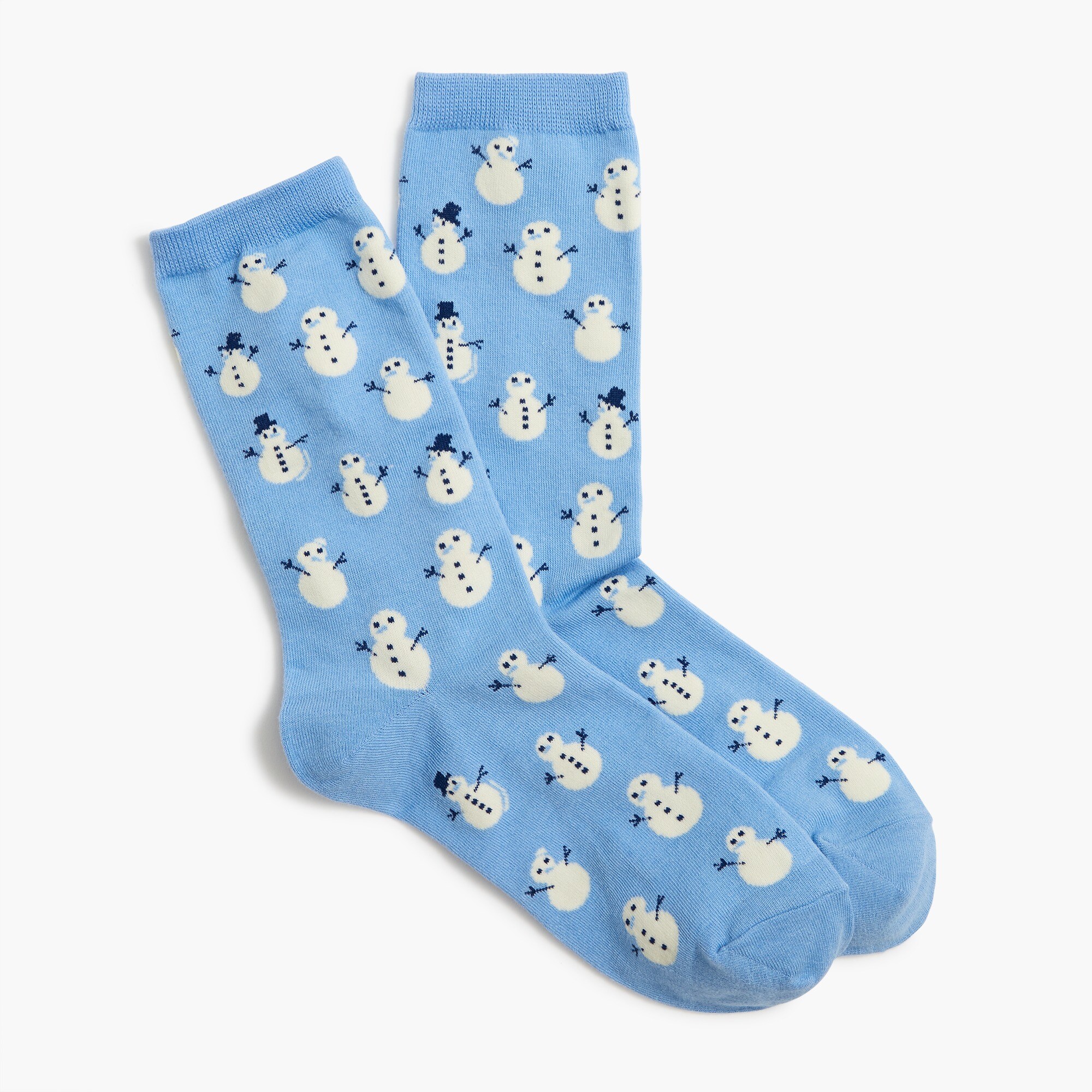 Factory Snowman Trouser Socks For Women
