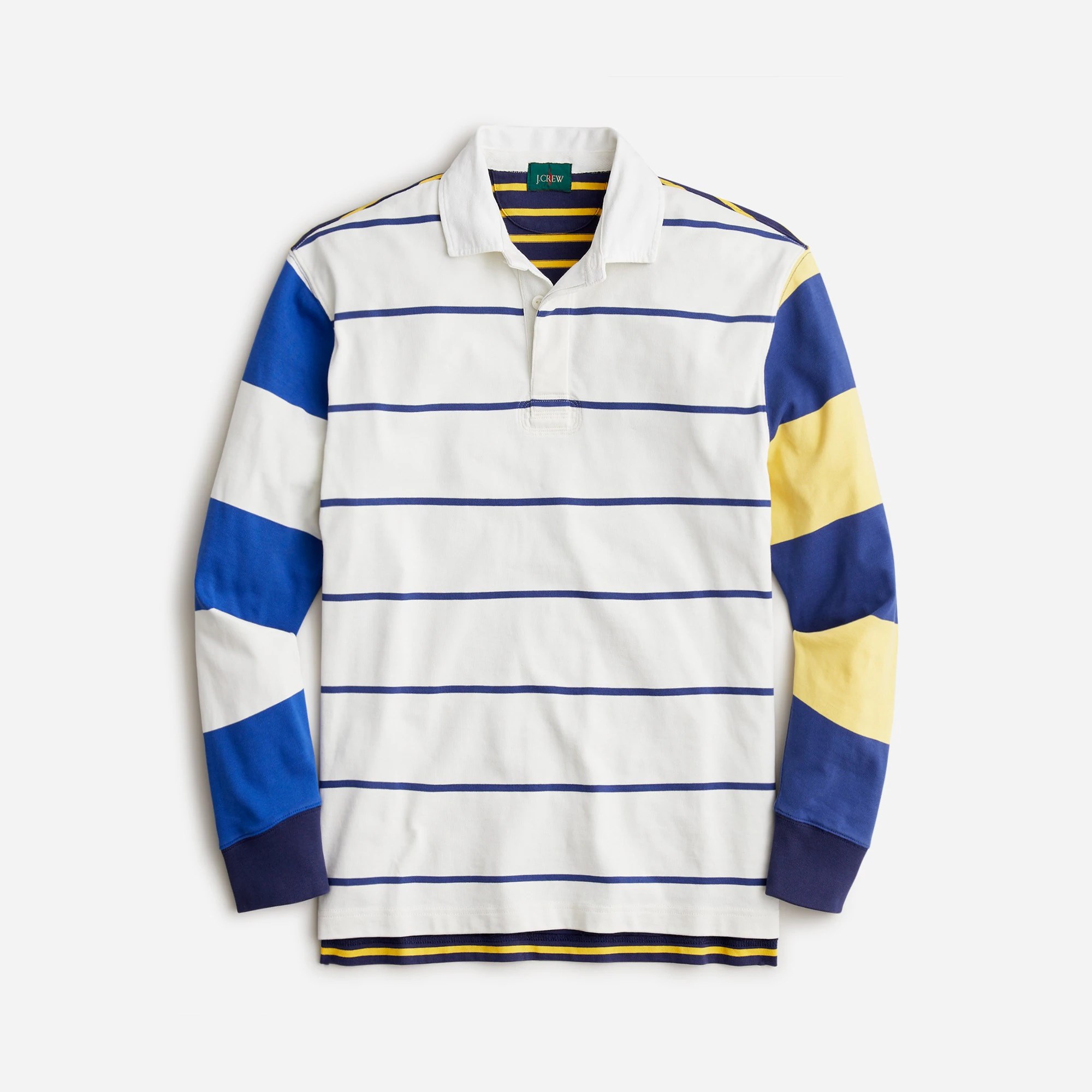 J.Crew Rugby Shirt In Mixed Stripe For Men