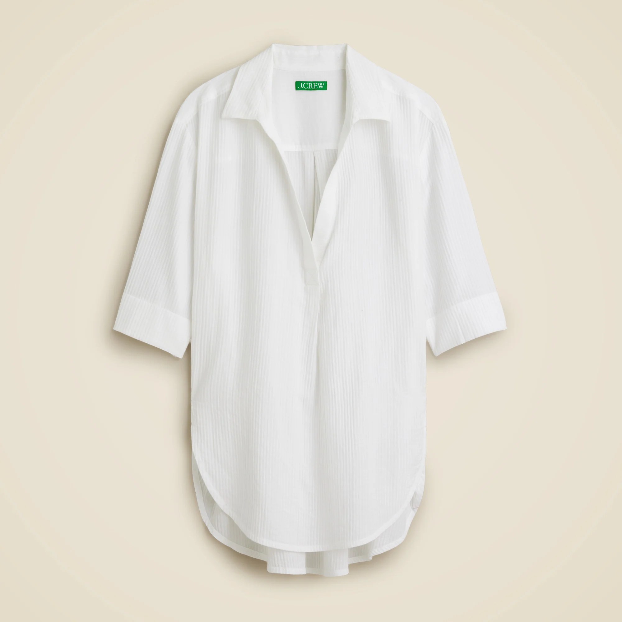 J.Crew Popover Shirt In Airy Gauze For Women