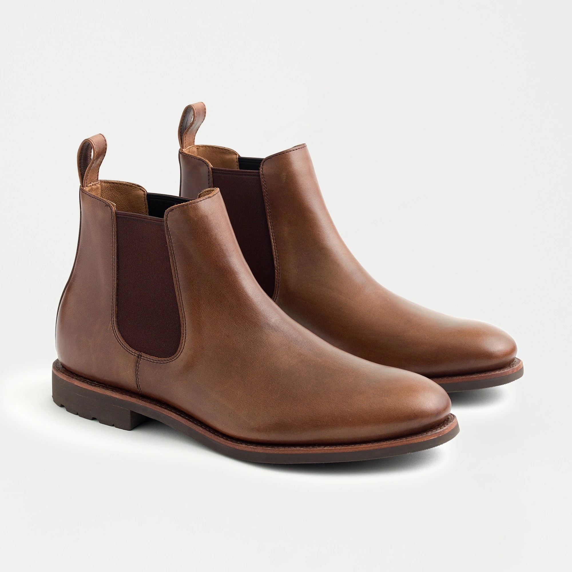 J.Crew Kenton Leather Chelsea Boots For Men