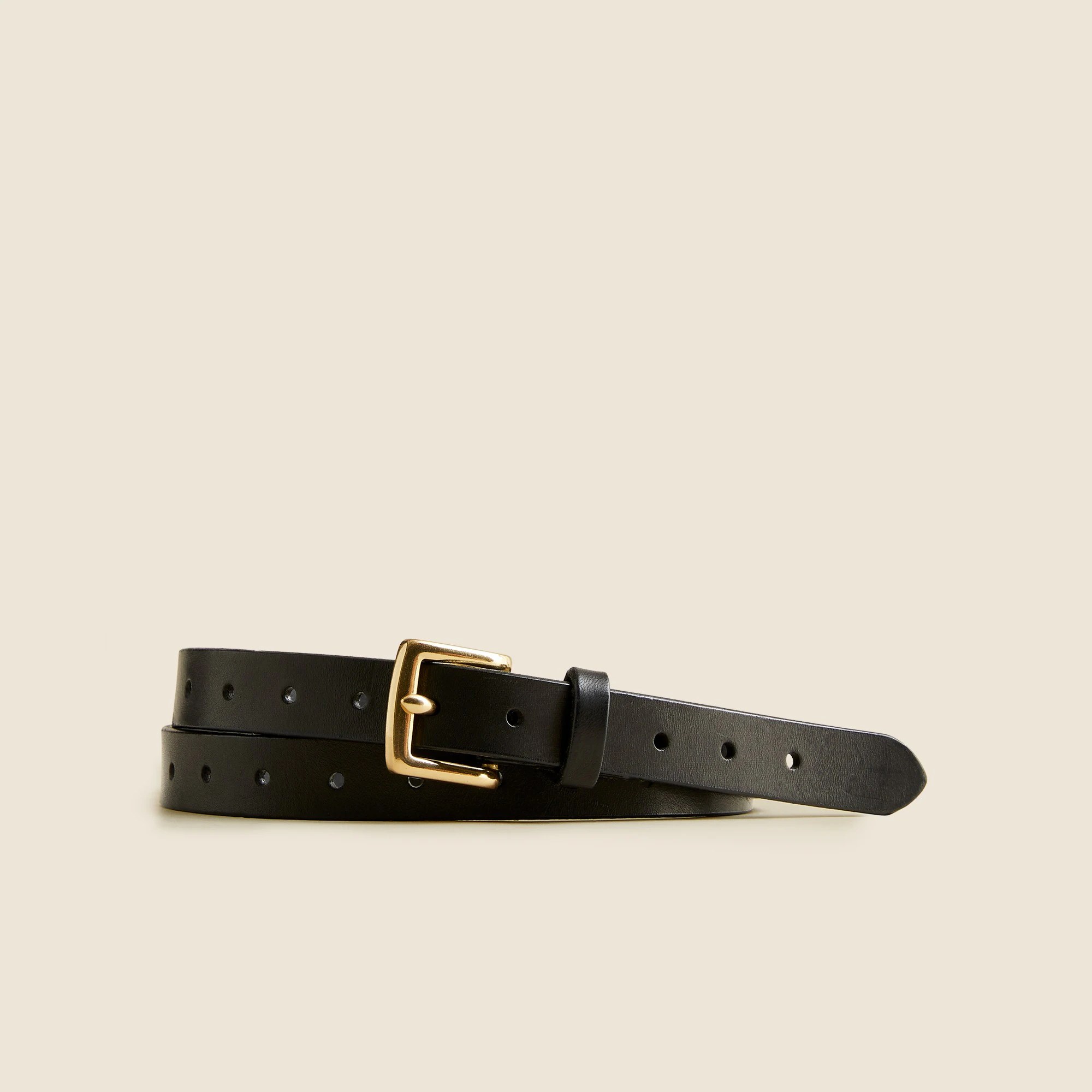 J.Crew Perforated Italian Leather Belt For Women