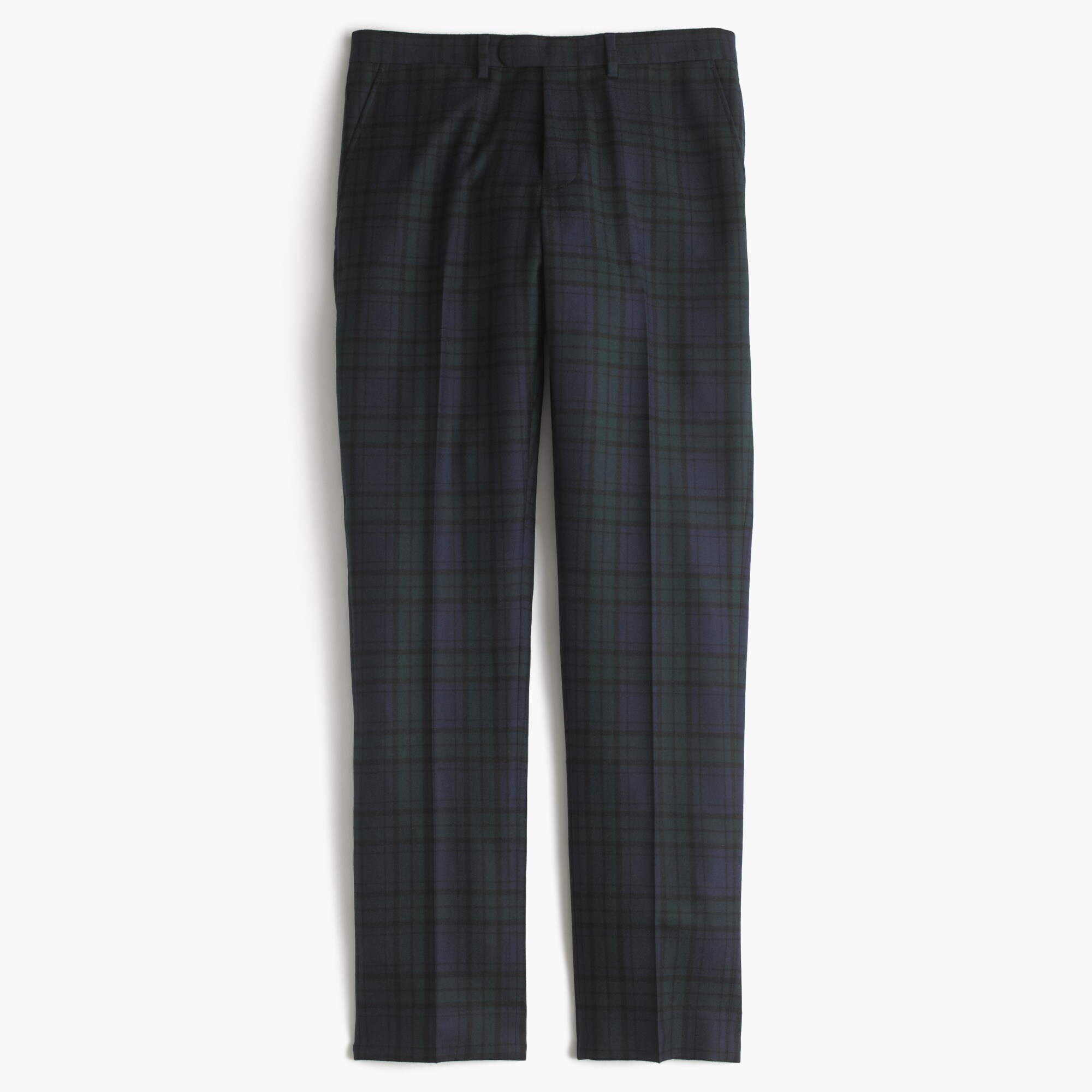 Bowery Slim Pant In Green Plaid English Wool Men S Pants J Crew