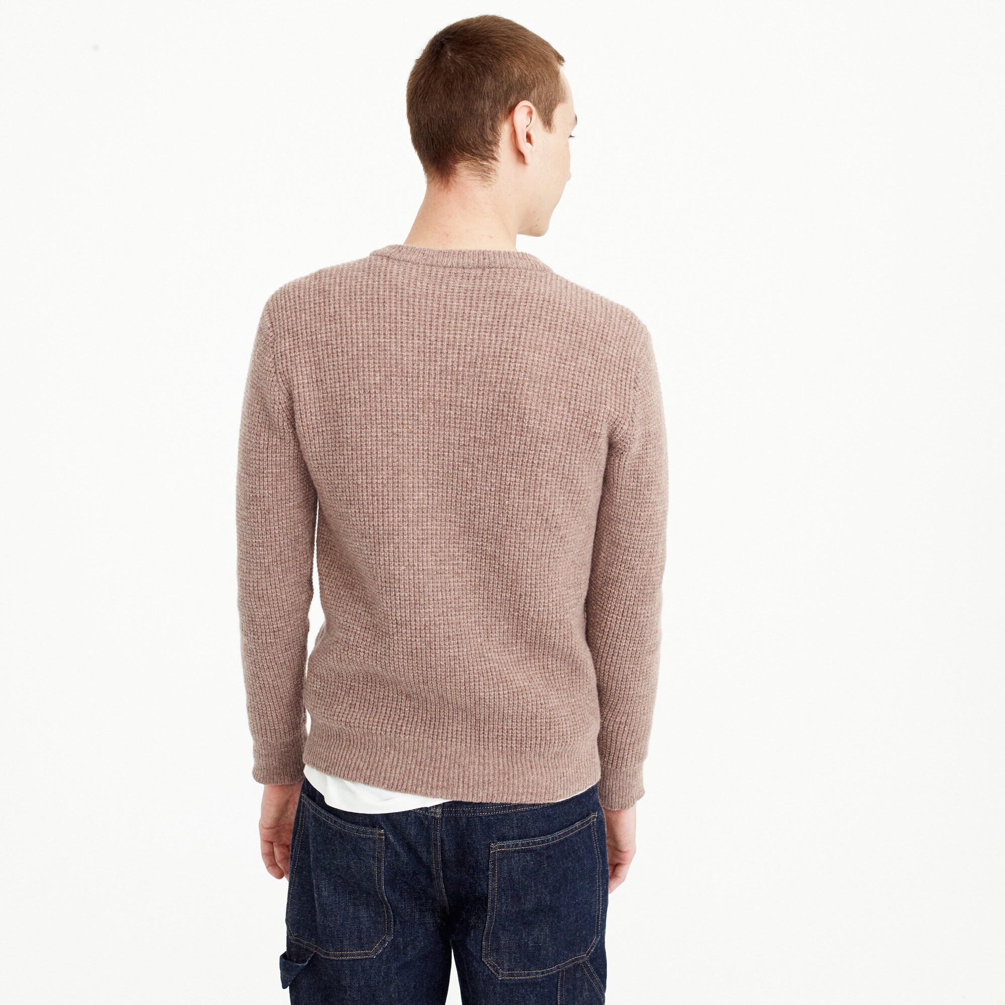 Lambswool Thermal Henley Sweater Men's Sweaters J.Crew