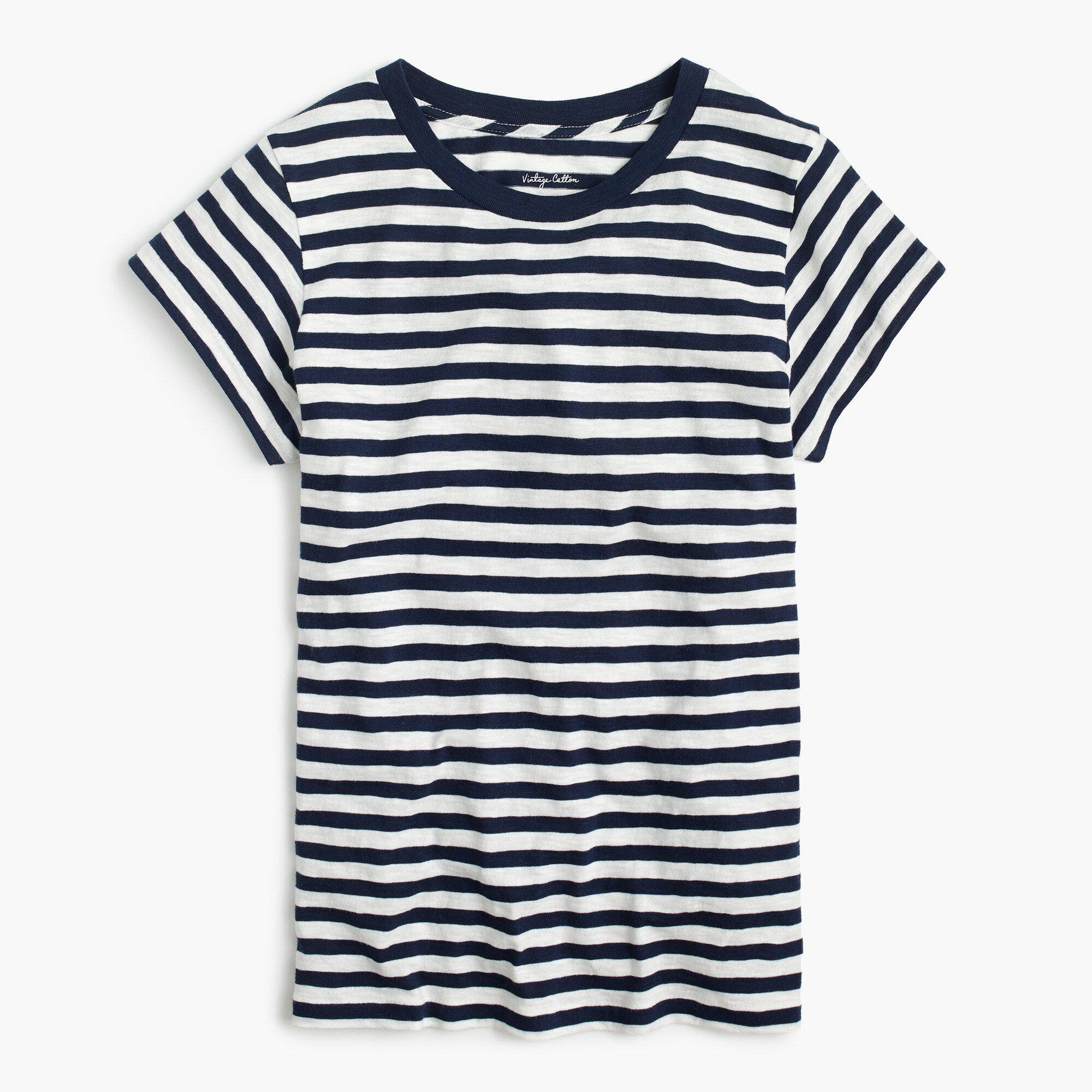 J.Crew Vintage Cotton Crewneck Tshirt In Stripe