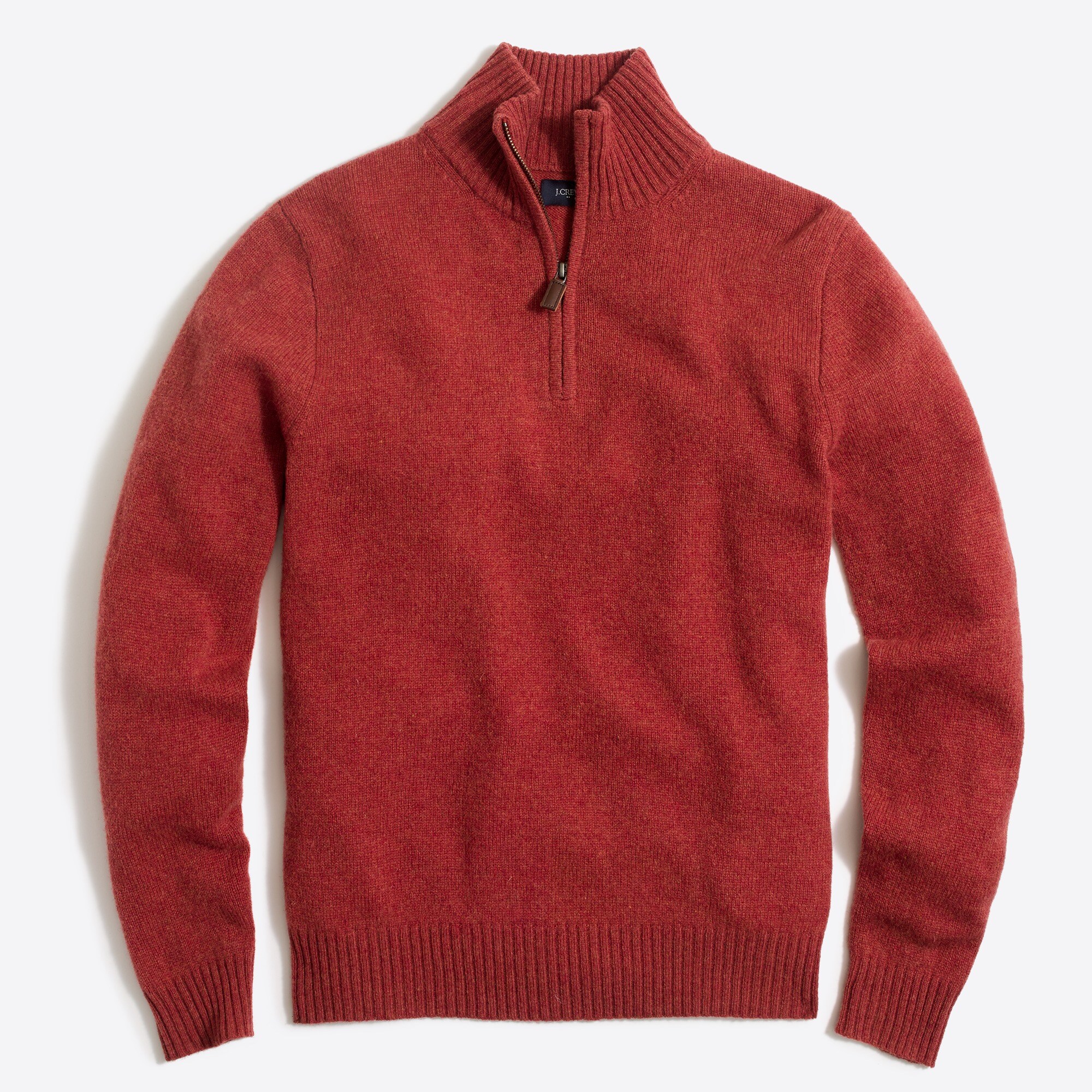 J.Crew Factory Lambswool Halfzip Sweater For Men