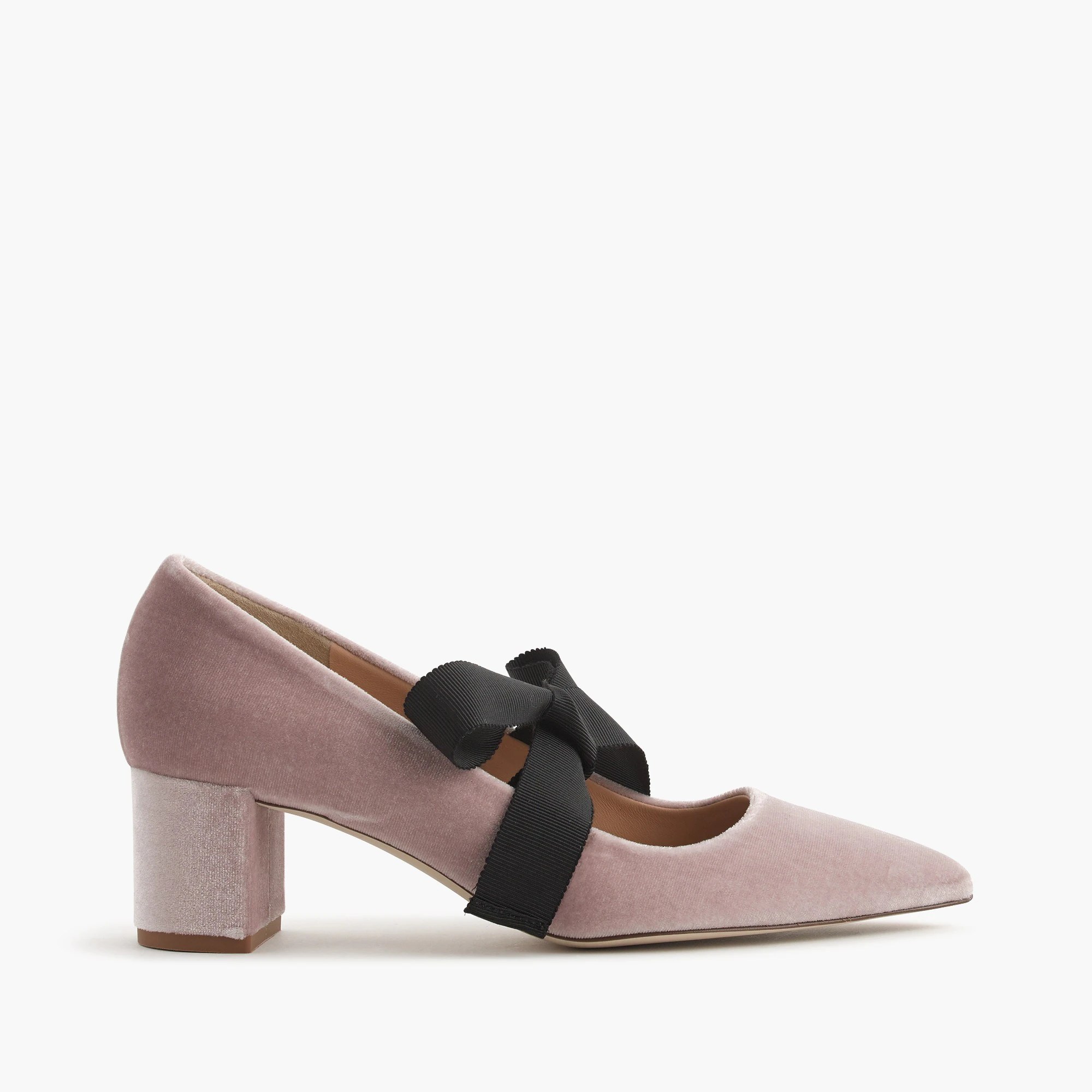 Avery velvet pumps with bow Women shoes J.Crew