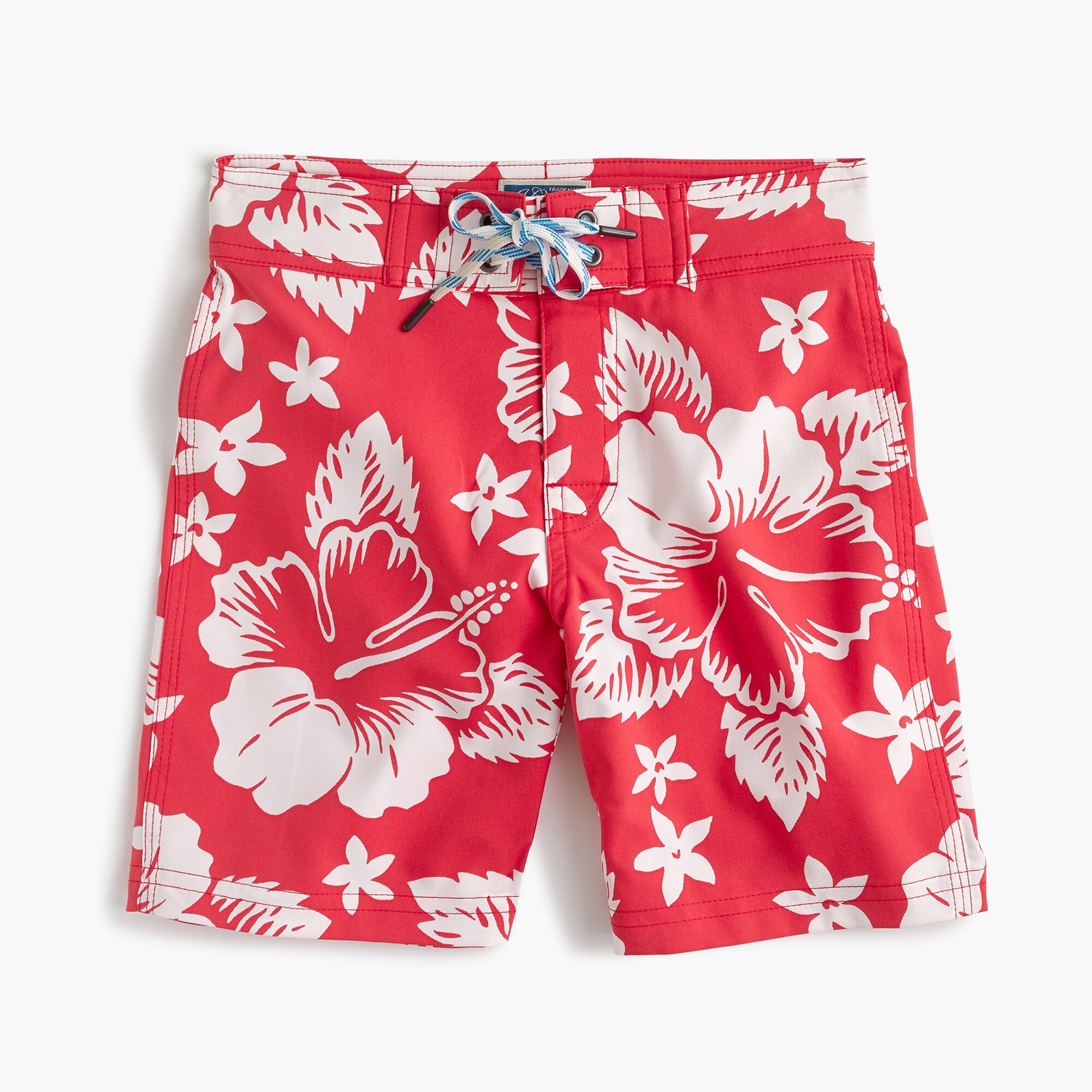Boys' HawaiianPrint Board Short Boys' Swimwear J.Crew
