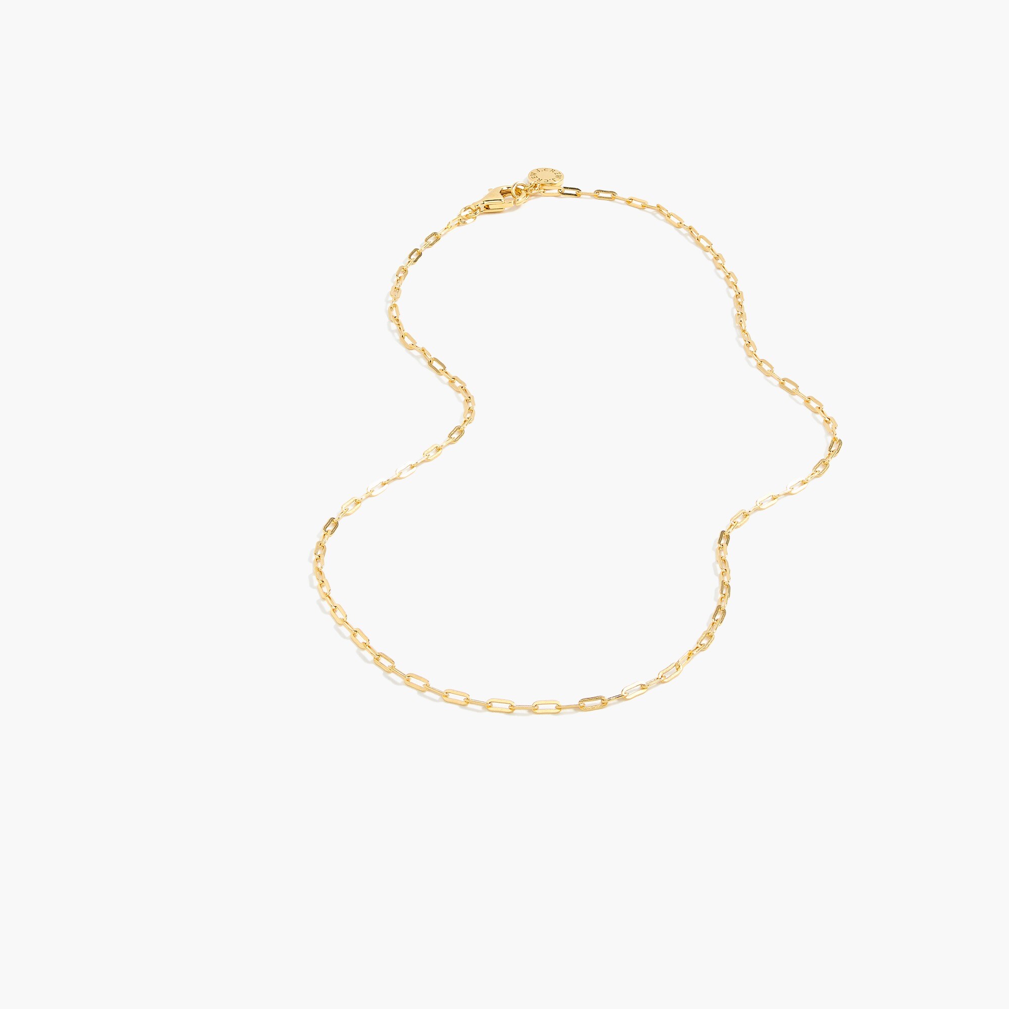 J.Crew Demifine 14k Goldplated Short Chain Necklace For Women
