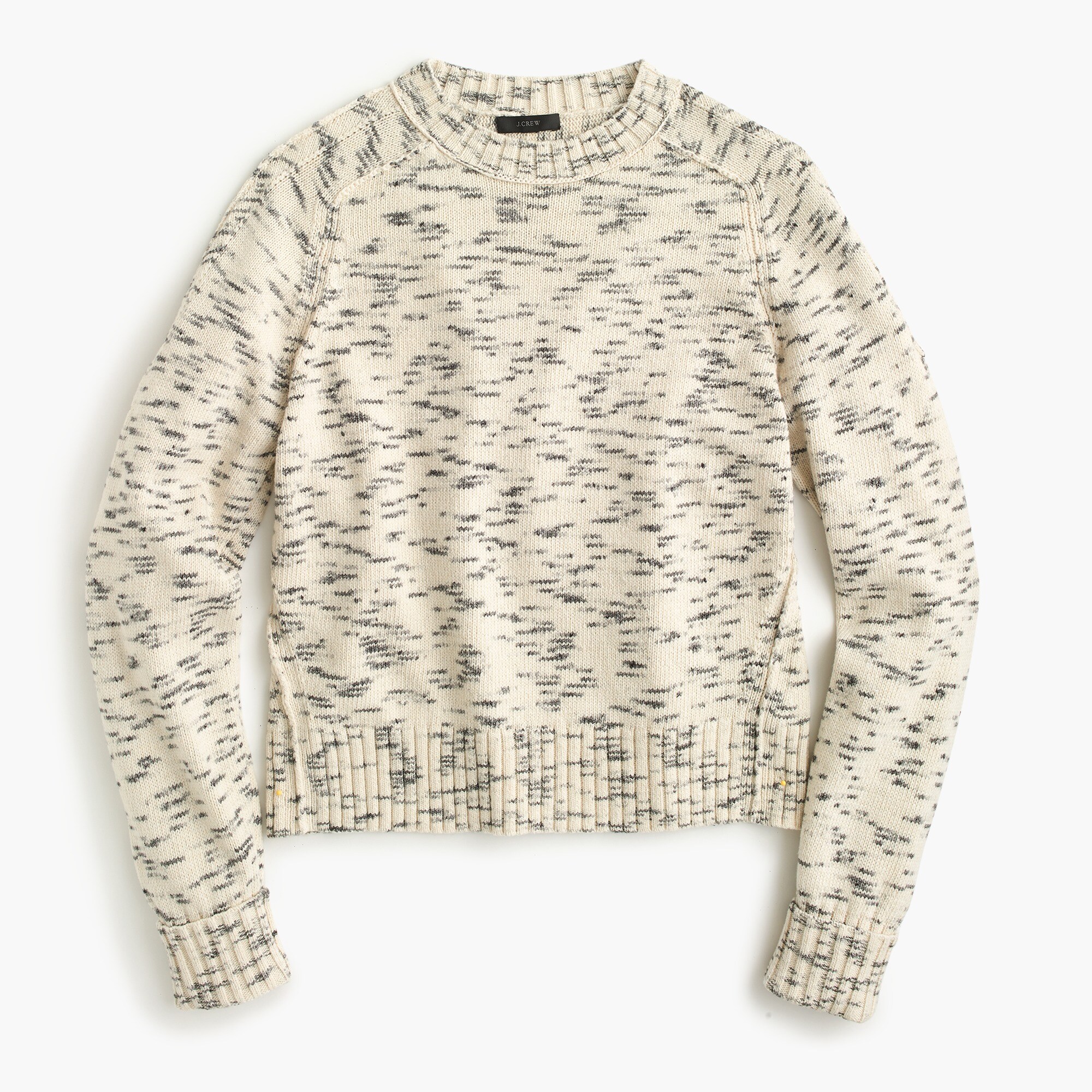 Women's Speckled Cotton Sweater Women's Sweaters J.Crew