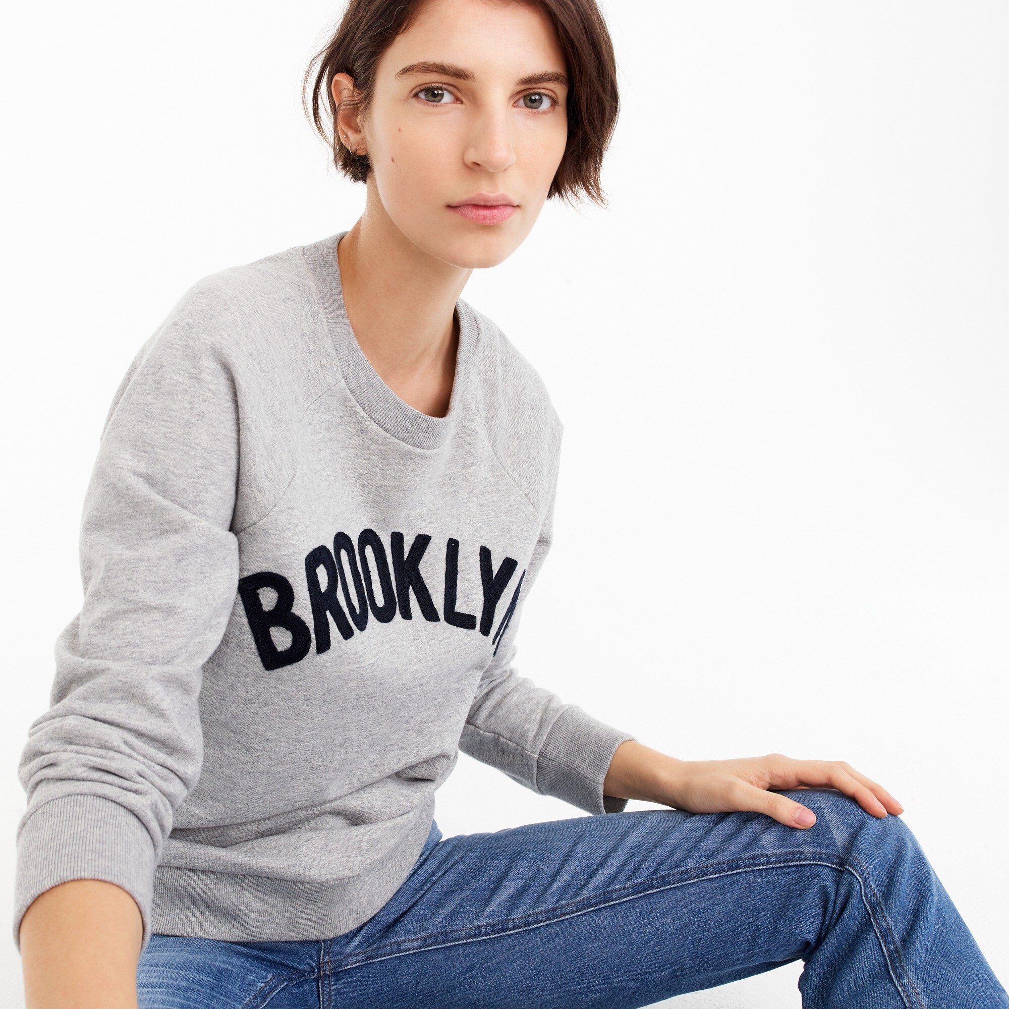 J.Crew "Brooklyn" Pullover Sweatshirt For Women