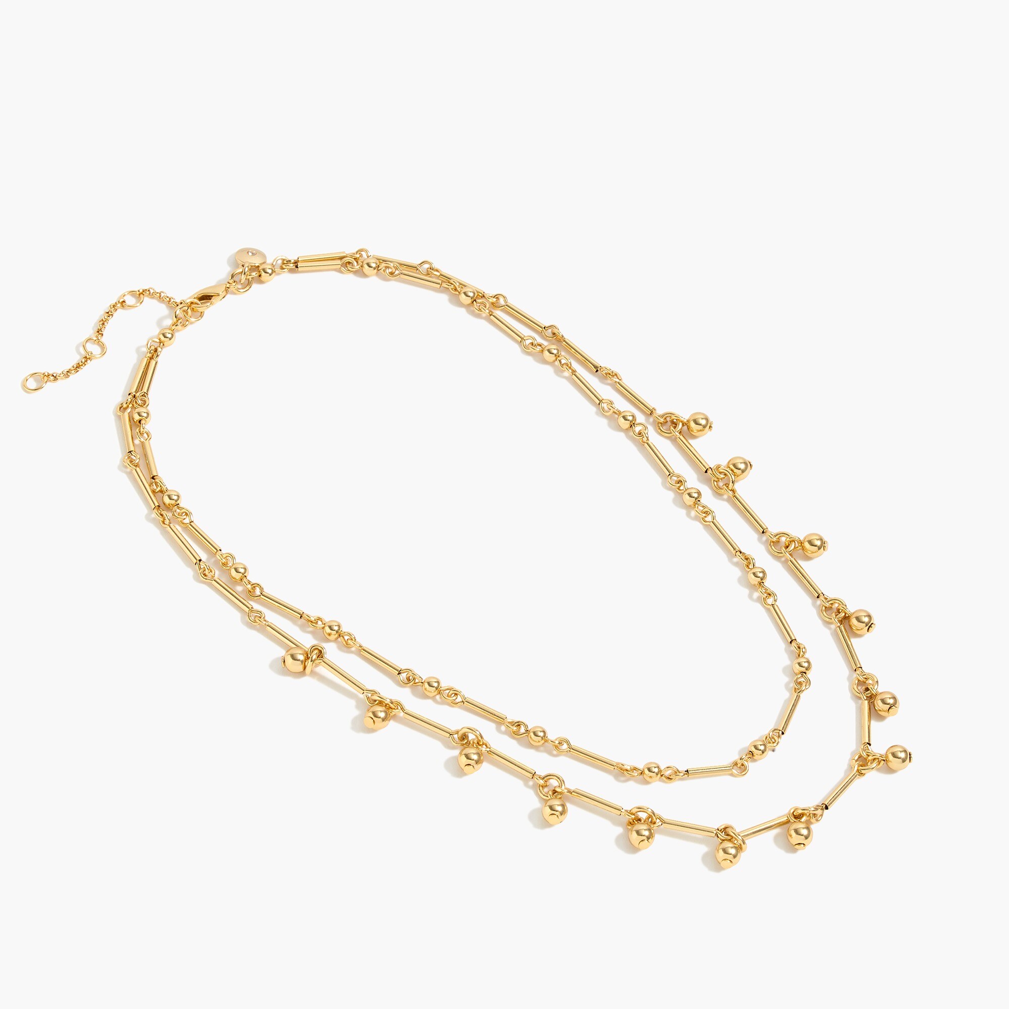 J.Crew Gold Doublestrand Necklace For Women