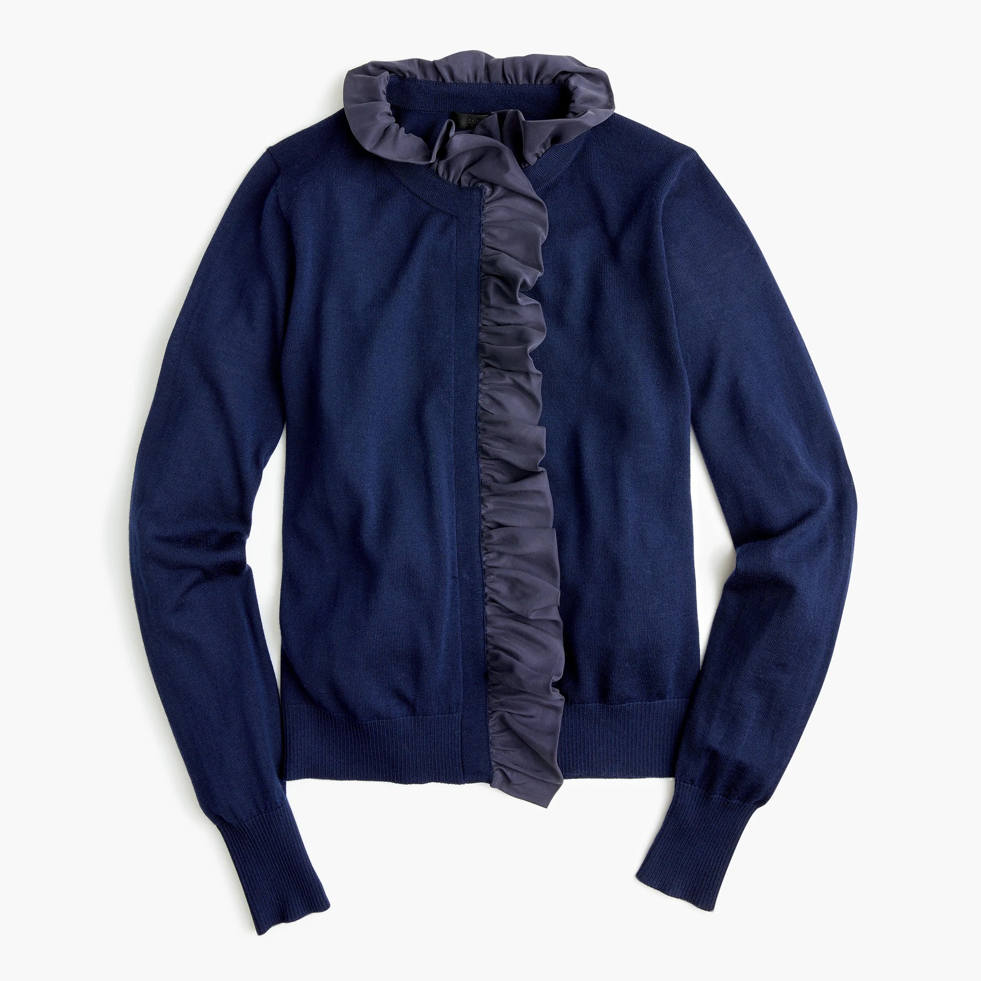 J Crew Ruffle Cardigan Outlet