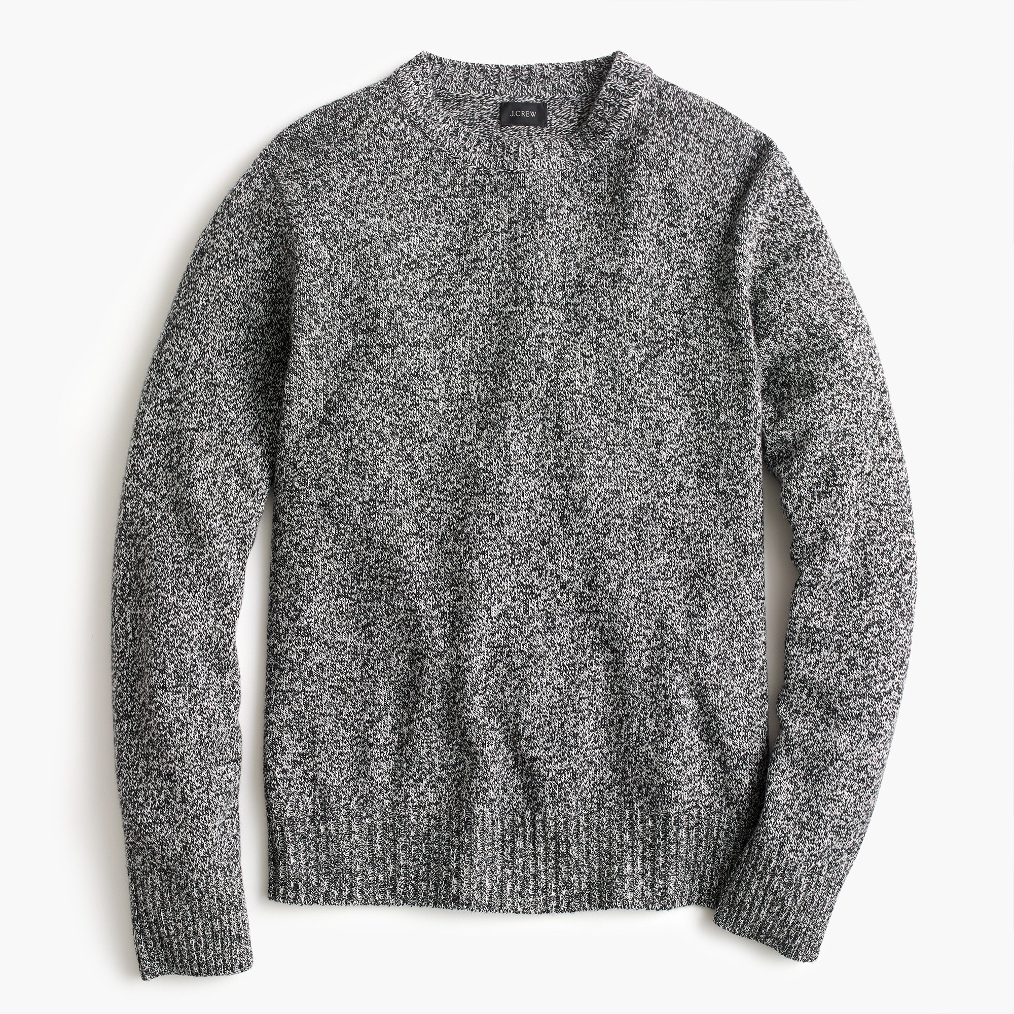 J.Crew Rugged Merino Wool Heather Crewneck Sweater