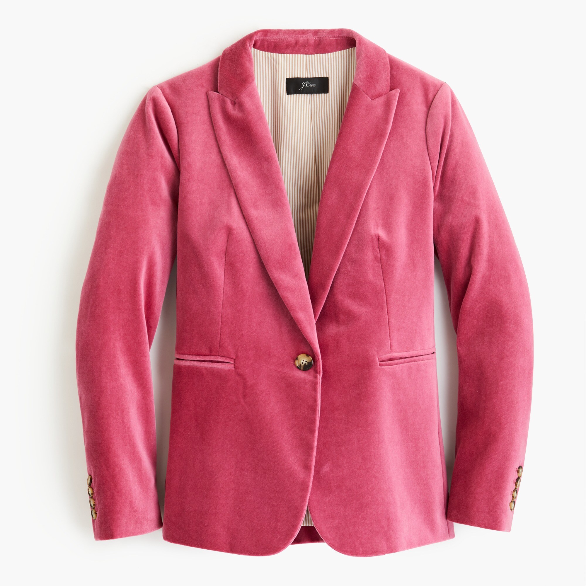 J.Crew Petite Parke Blazer In Velvet For Women