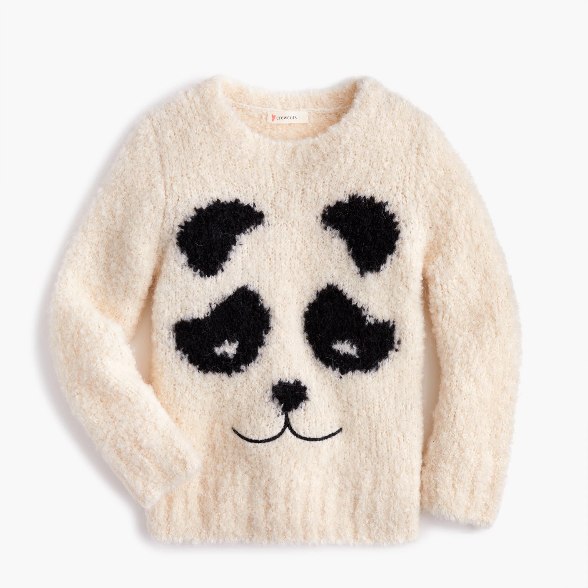 J.Crew Girls' Panda Sweater In Supercozy Yarn For Girls
