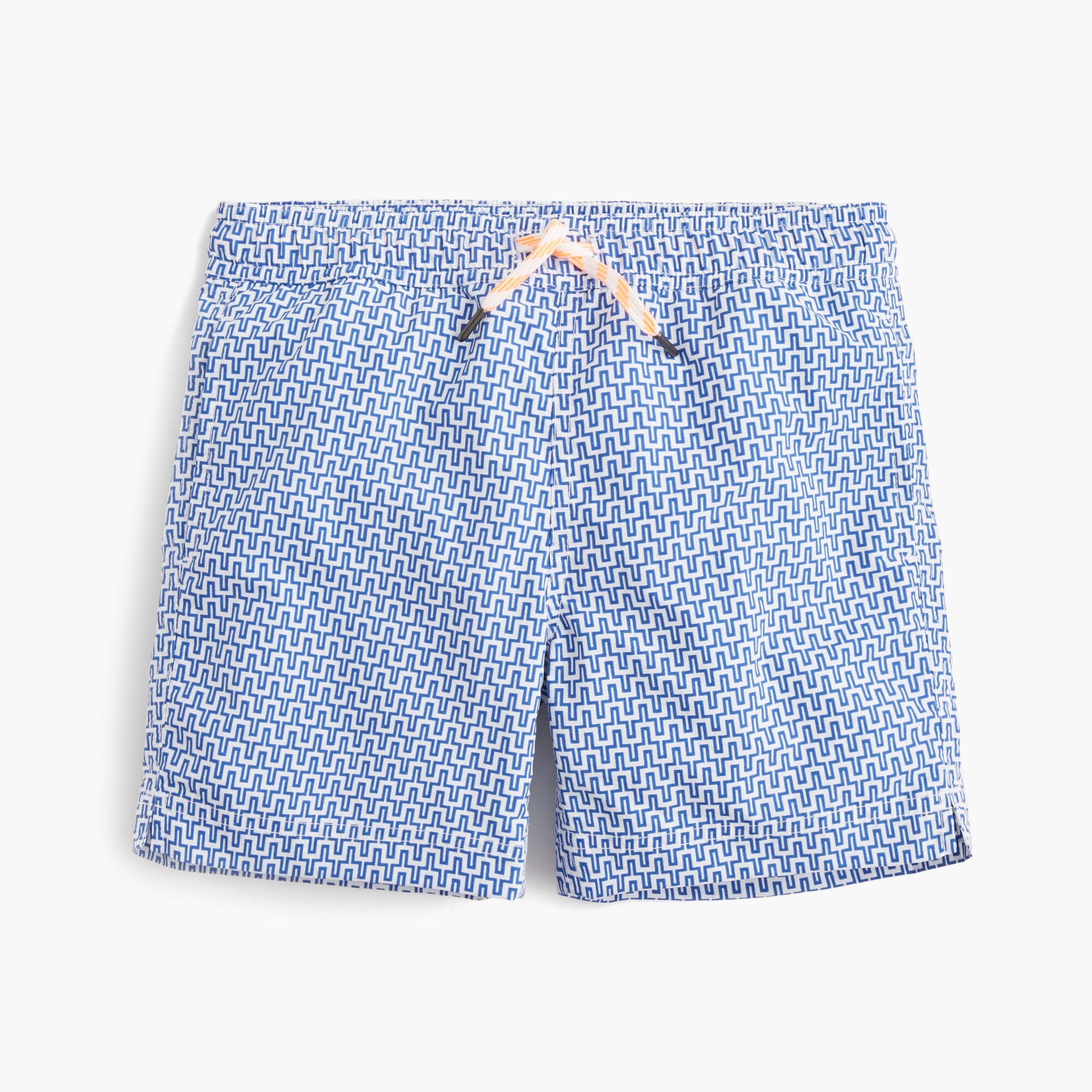 J.Crew Boys' Swim Trunk In Maze Print With UPF 50+ For Boys