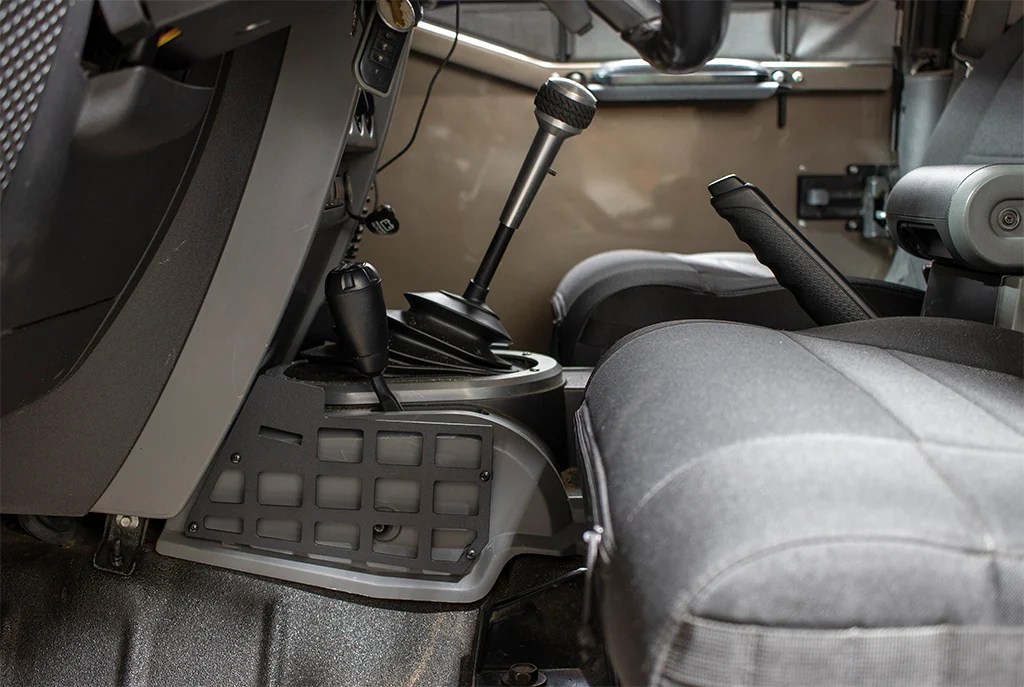 JcrOffroad JK Center Console MOLLE Panel Jeep Wrangler (0718)