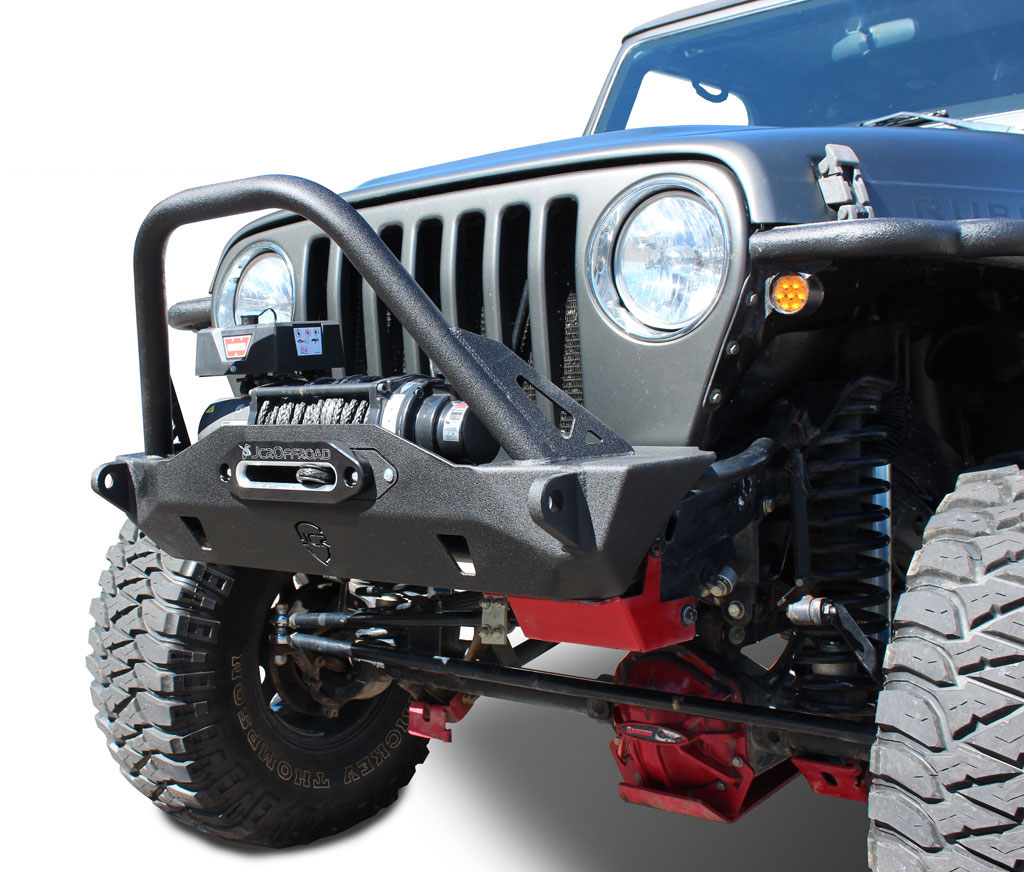 JcrOffroad Wrangler Front Bumper Mauler Stubby Jeep