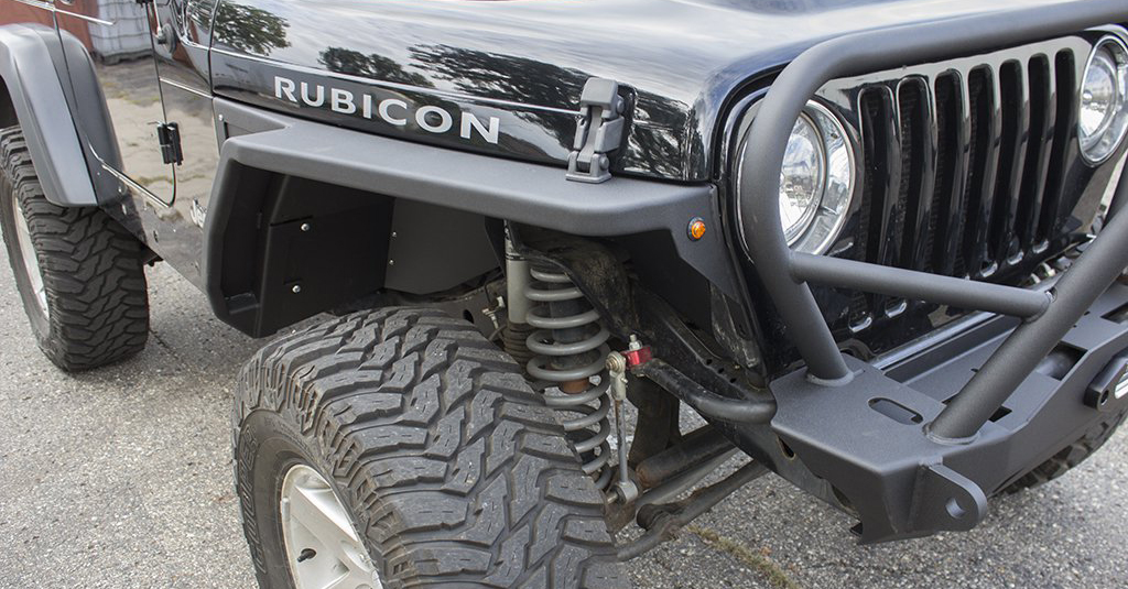Jeep Tube Fenders Steel or Aluminum Front Crusader MidWidth Jeep