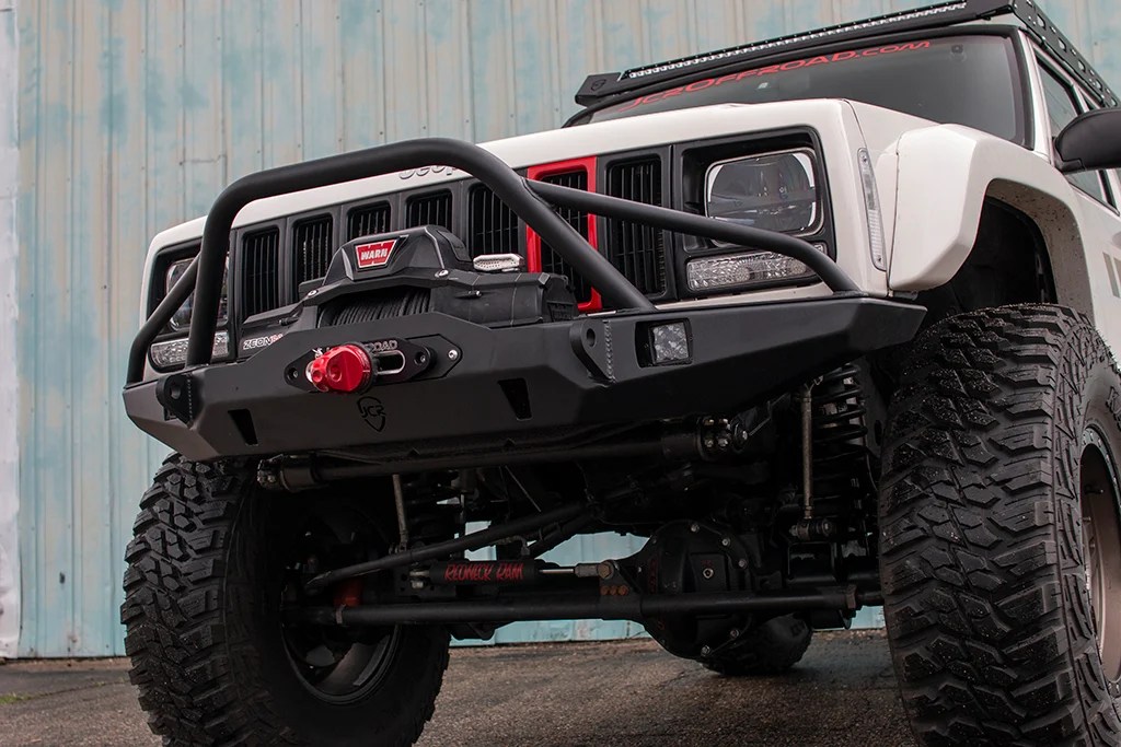 JcrOffroad Jeep XJ Winch Bumper Vanguard PreRunner Cherokee (8401)