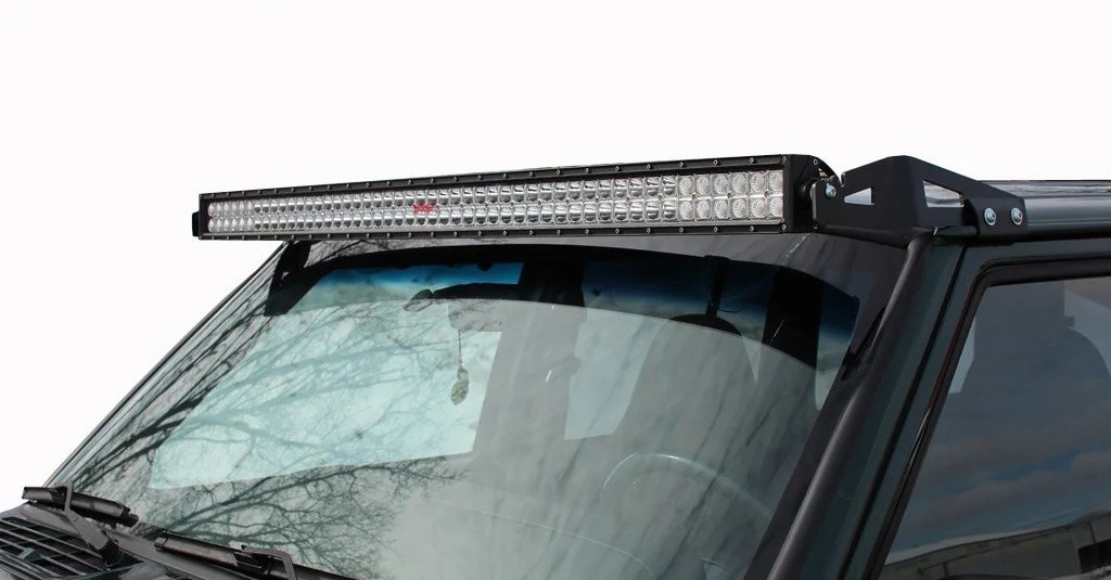 JcrOffroad Jeep Cherokee Light Bar Low Profile 50" LED Mount Jeep