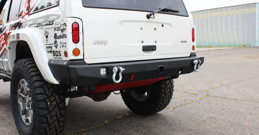 JcrOffroad Jeep XJ Rear Bumper Vanguard Tire Carrier Jeep Cherokee