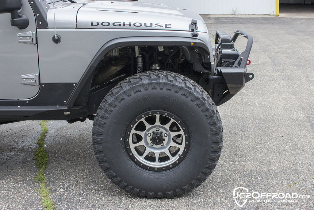 JcrOffroad JK Fender Flares Front Crusader Mid Width Jeep Wrangler