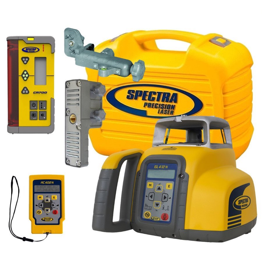 Spectra Precision GL412N14 Single Grade Laser w/ CR700 Receiver JC