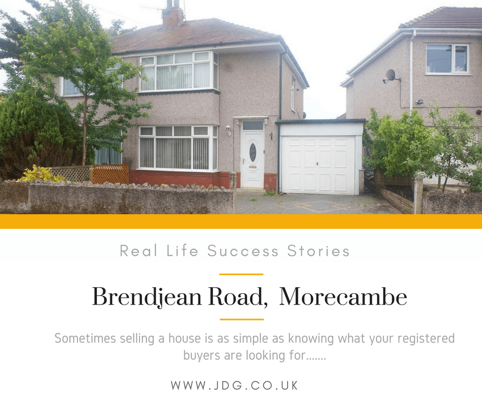 Real Life Success Stories. Brendjean Road, Morecambe JD Gallagher