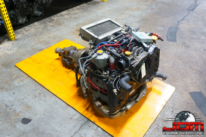 9601 SUBARU WRx STi VERSION 6 ENGINE & MANUAL TRANSMISSION GC8 2.0L