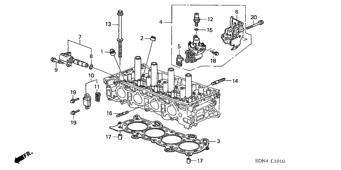 OEM HONDA K20 & K24 VTC FILTER GASKET GENUINE HONDA