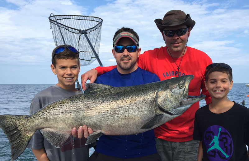 Salmon Gallery JDS Custom Charters Lake Ontario Trout & Salmon Fishing